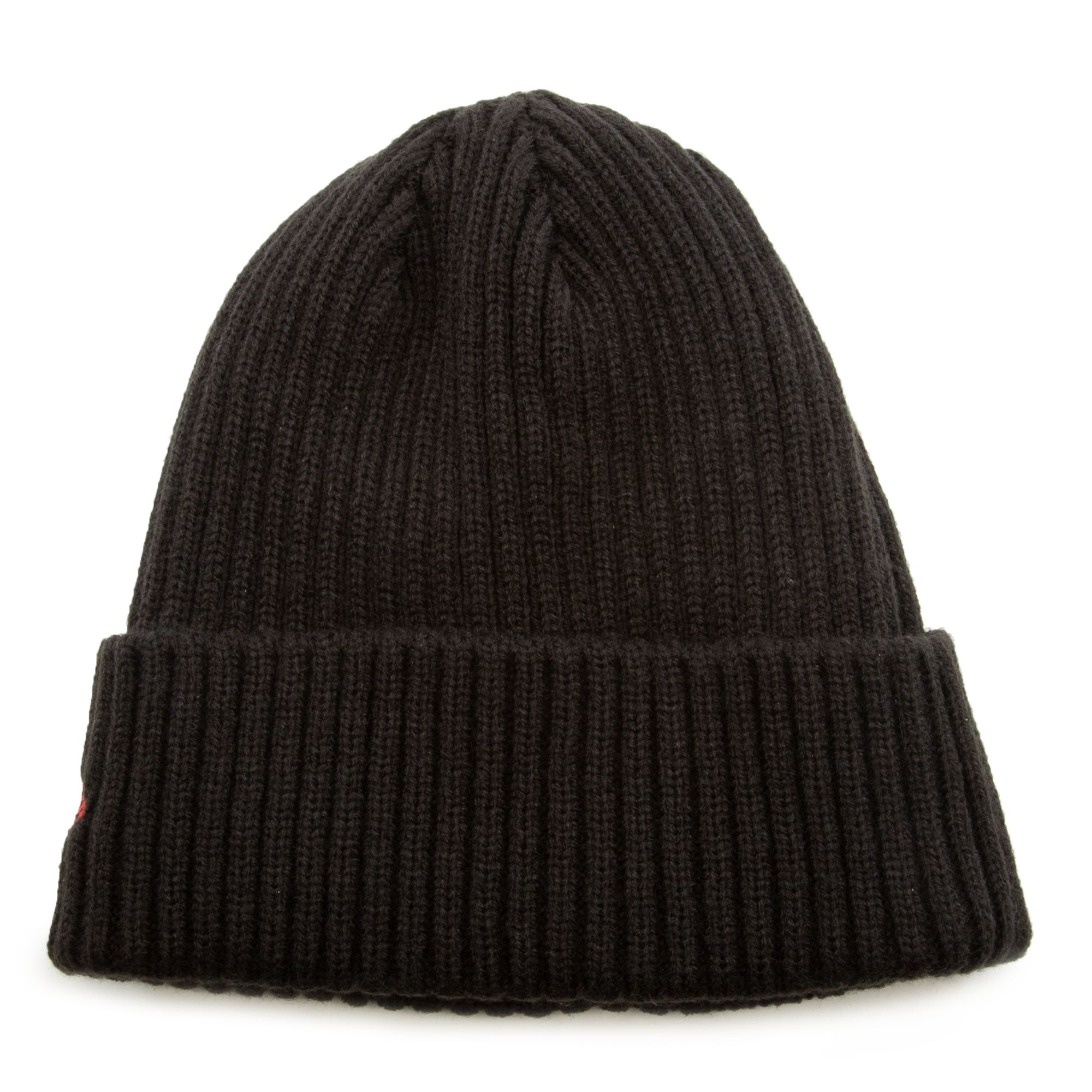 classic black beanie