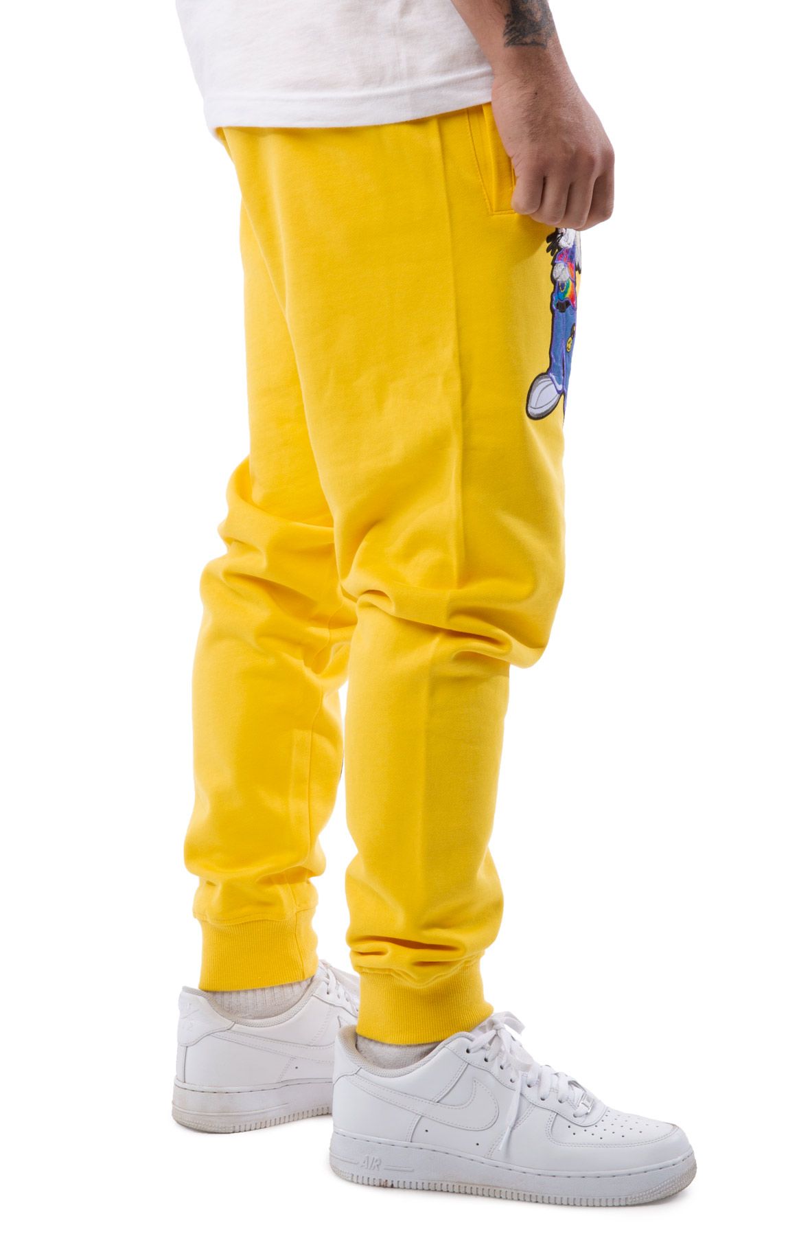 joggers yellow
