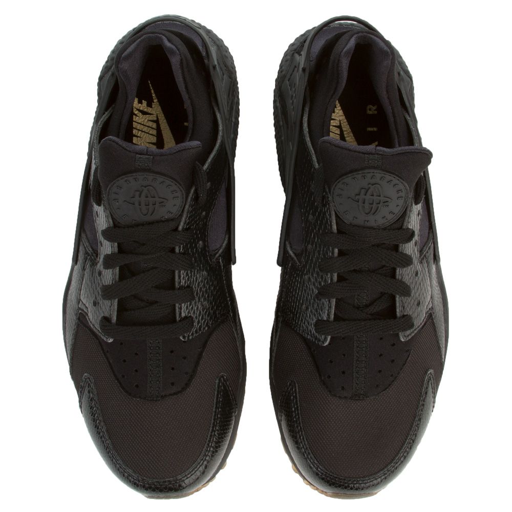 Nike air huarache hot sale black elemental gold