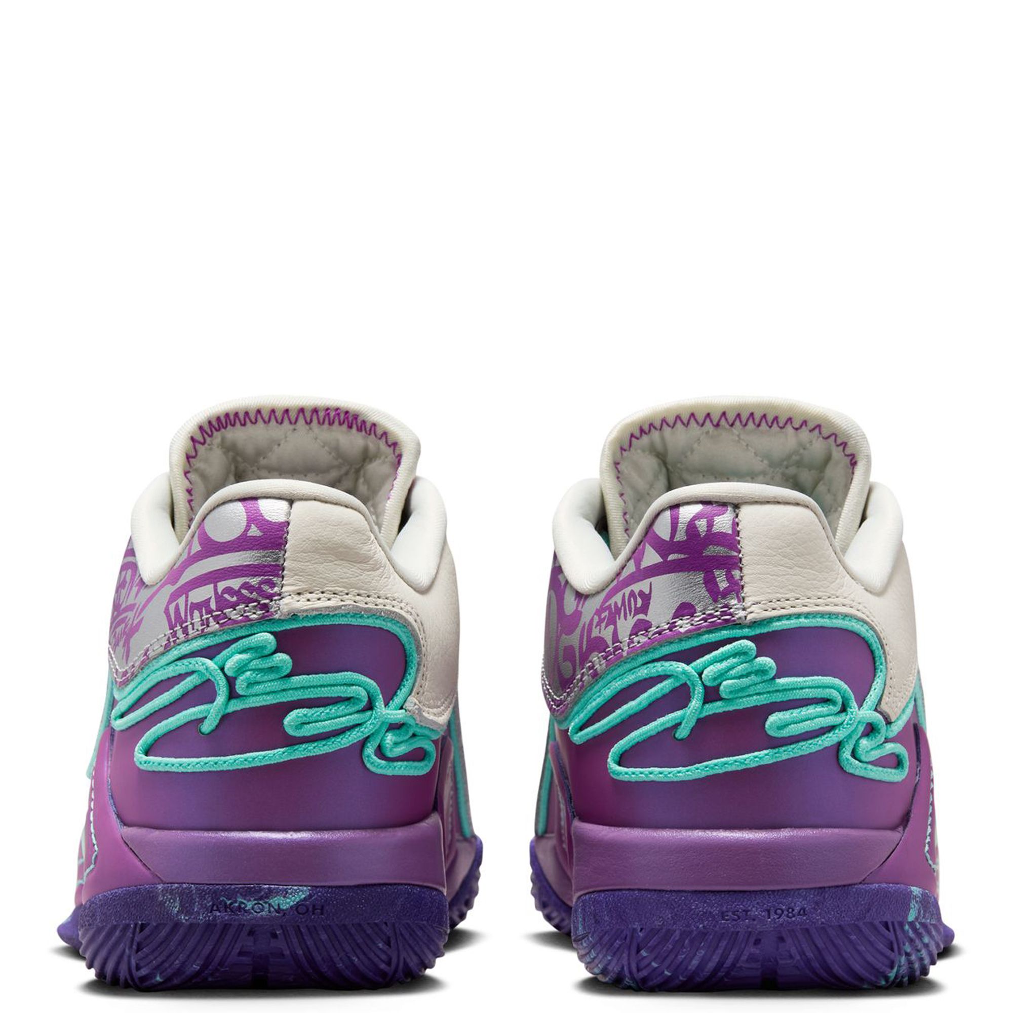 NIKE Grade-School LeBron XXII Phantom/Safety Orange-Lt Orewood Brn