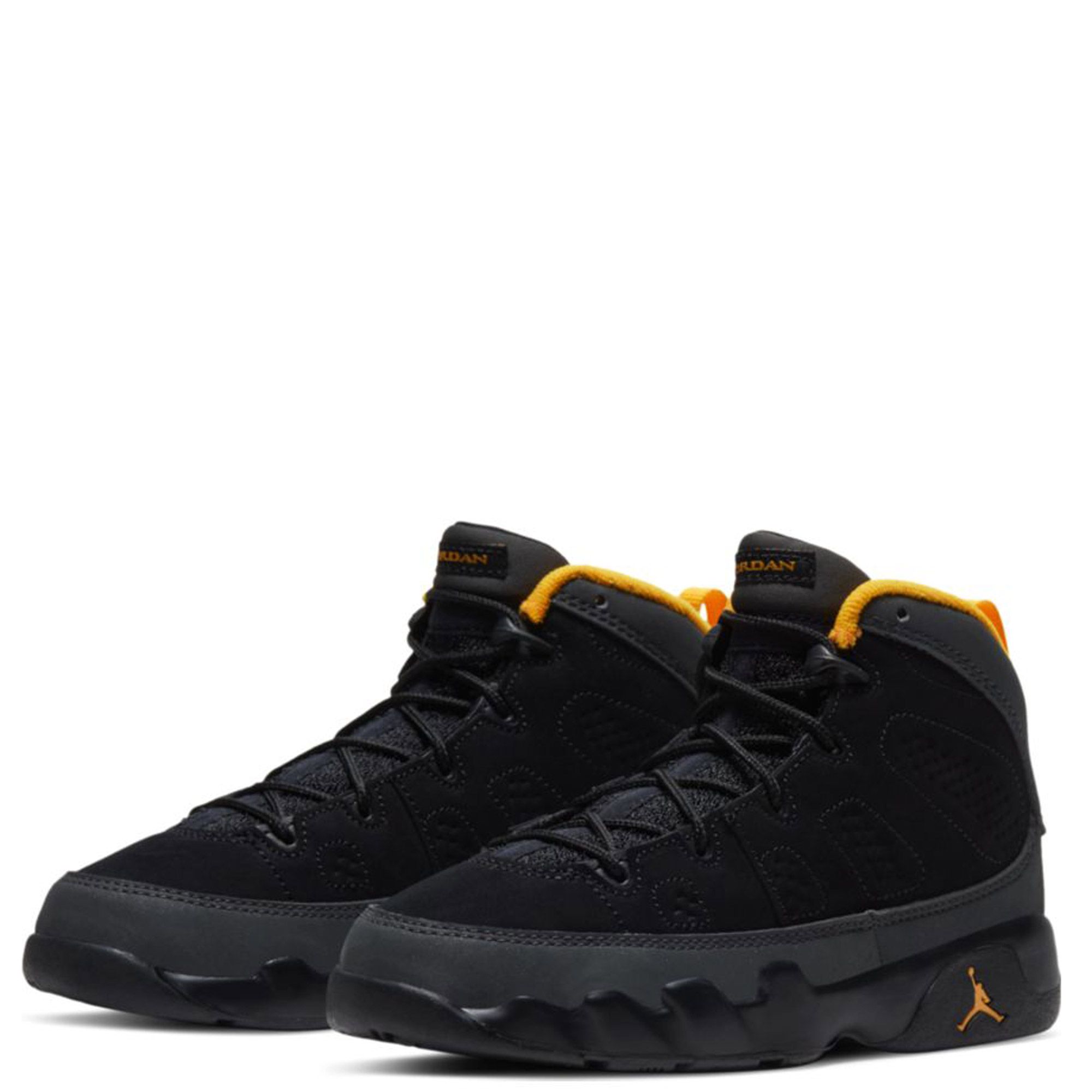 jordan 9 black and gold