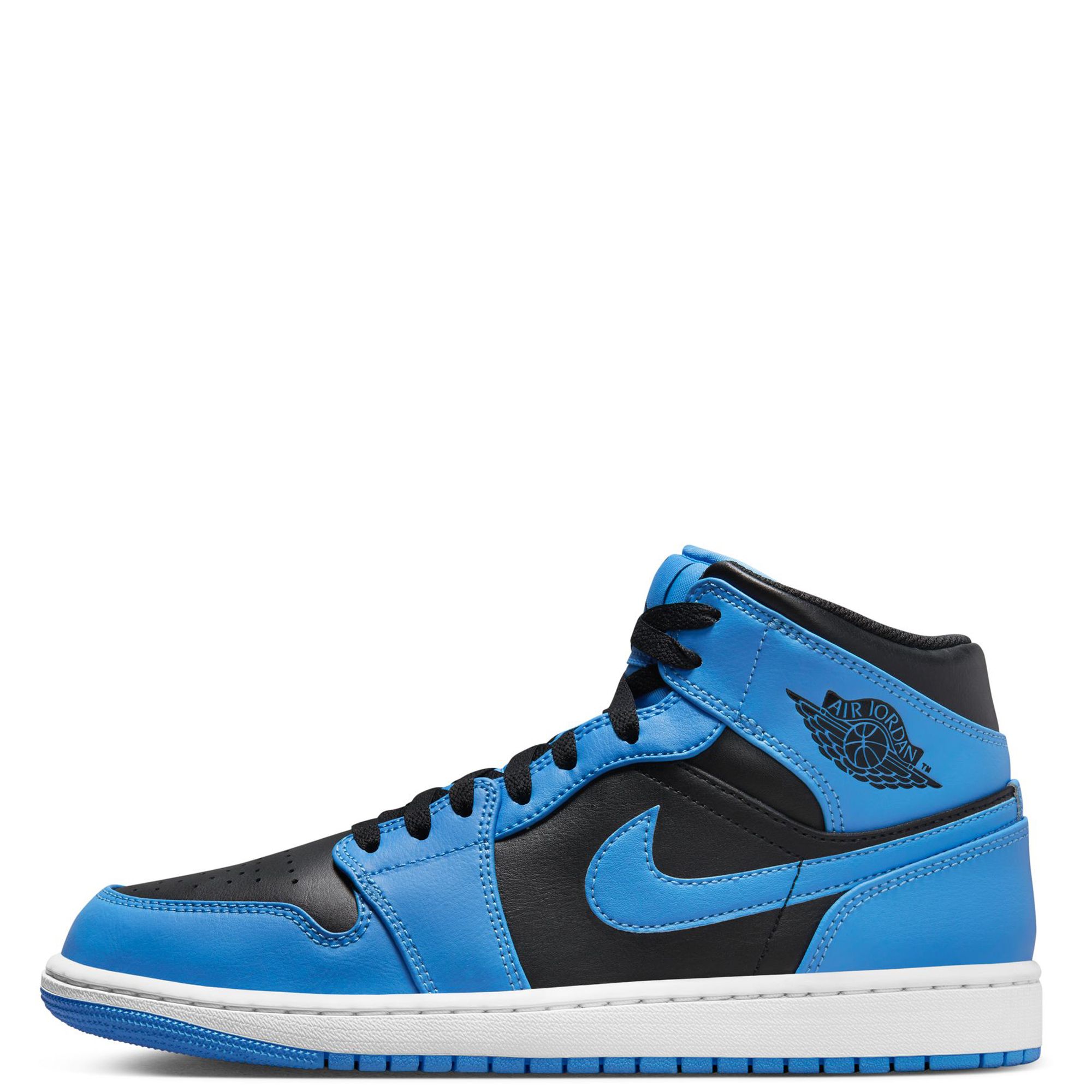 Nike Air Jordan 1 Mid Men's Shoes University Blue/Black White DQ8426 401 -  Size 12.5