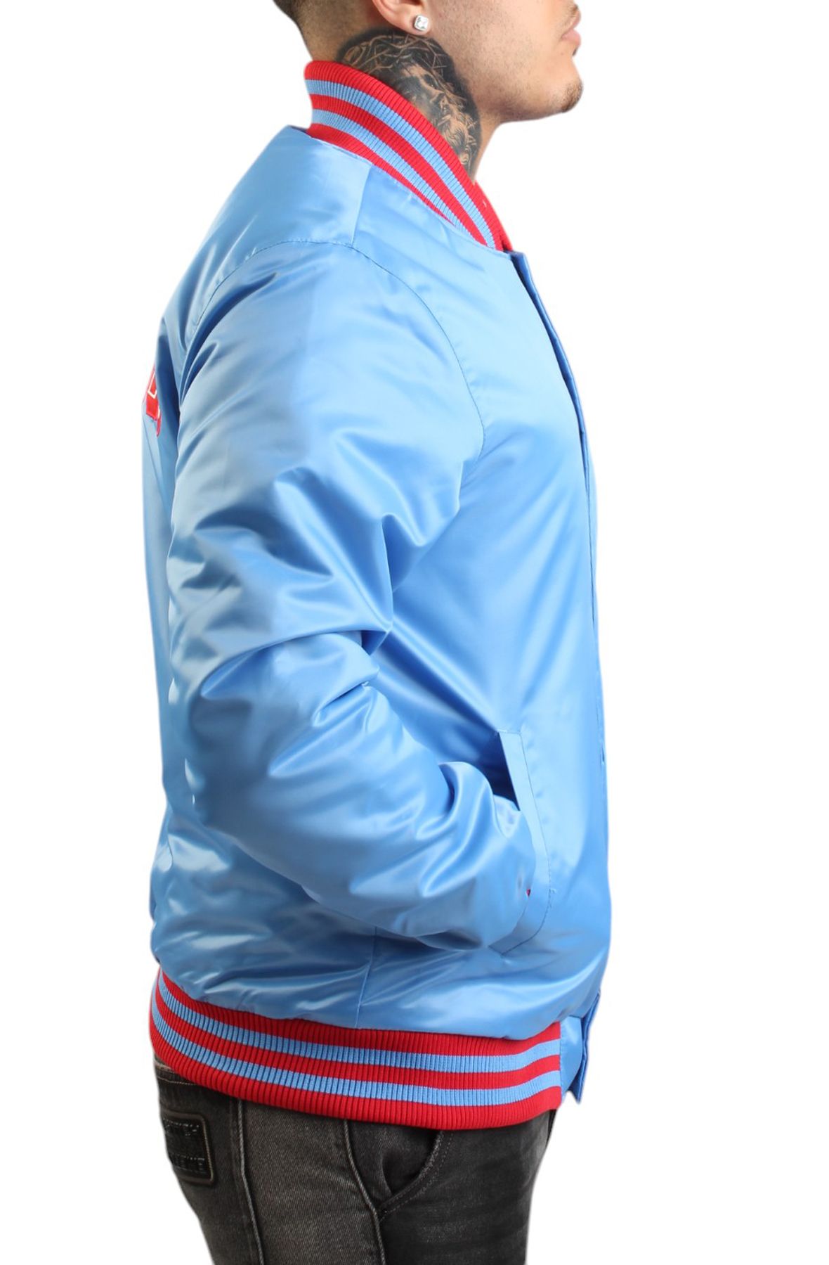 STARTER NFL Houston Oilers Varsity Jacket LS4L0494 OIL - Shiekh