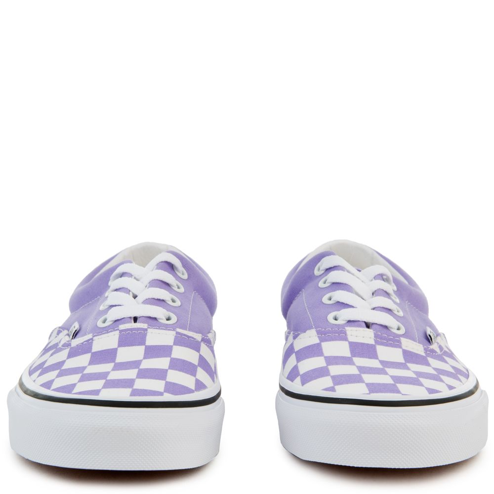 Violet tulip checkerboard vans 2025