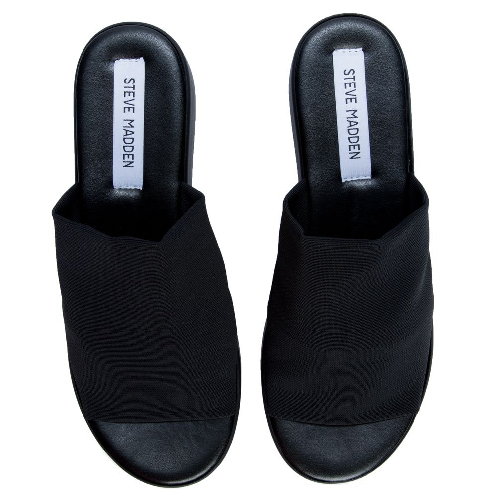 STEVE MADDEN Steve Madden Slinky Women's Black Platform Sandal SLINKY/BLACK - Shiekh