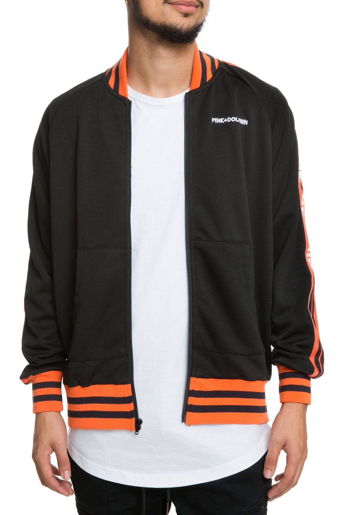 Pink dolphin track jacket outlet