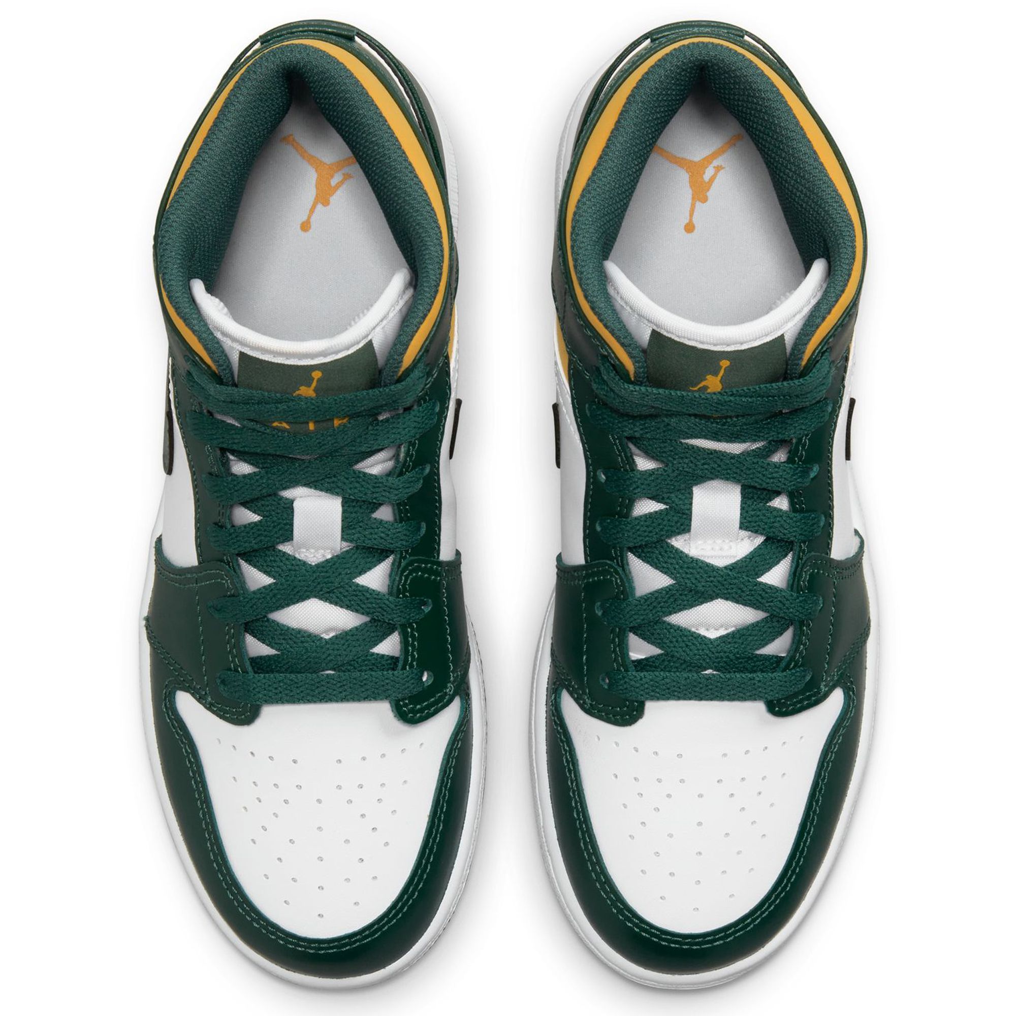 Air jordan 1 green and yellow 2025