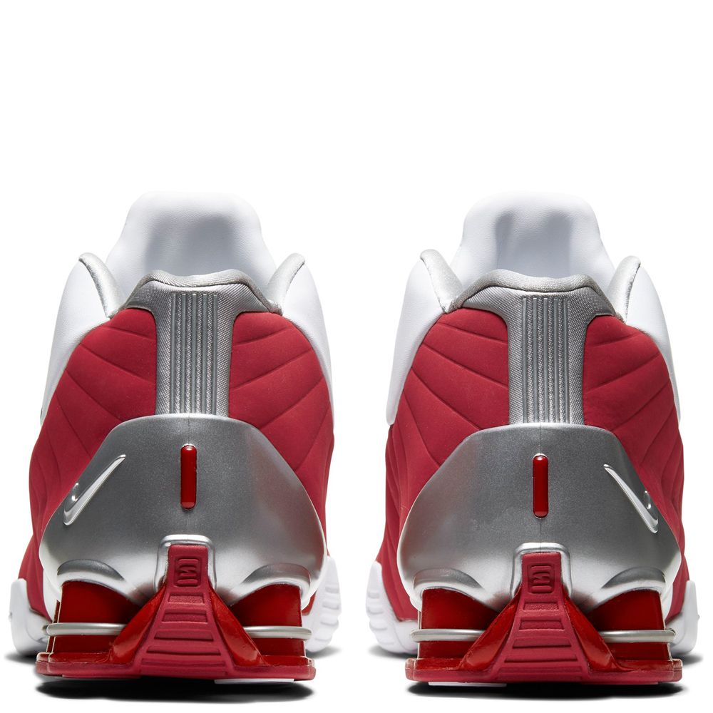 nike shox bb4 white red