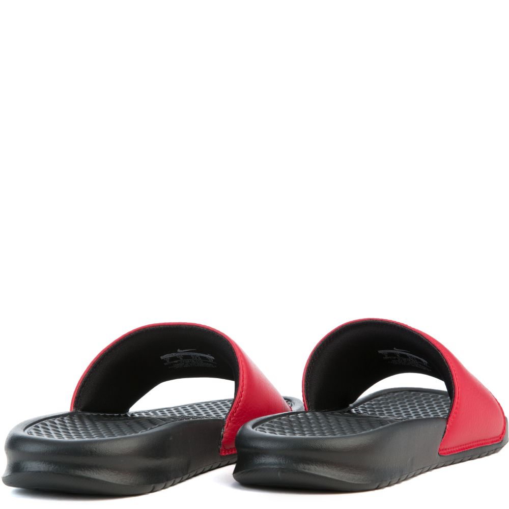 nike benassi black red