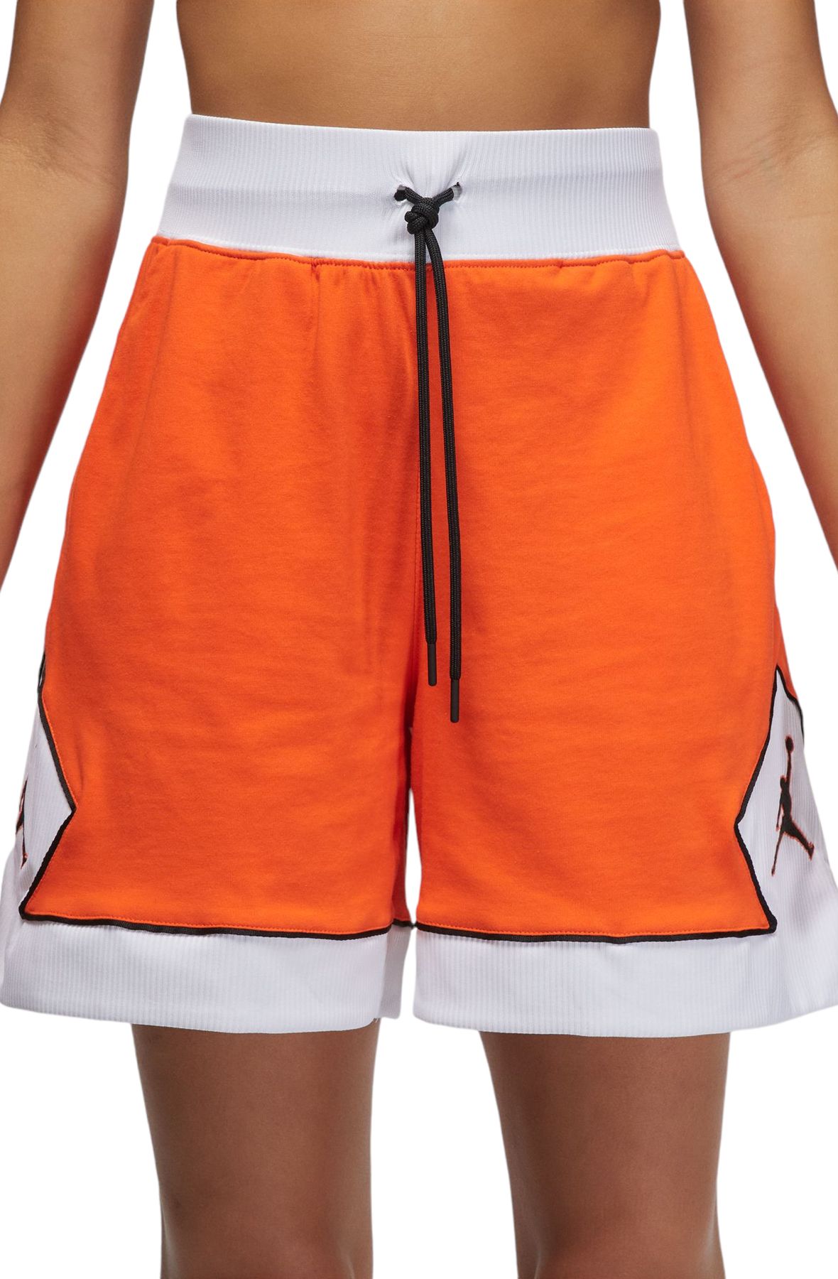 Jordan Women s Diamond Shorts Small Brilliant Orange