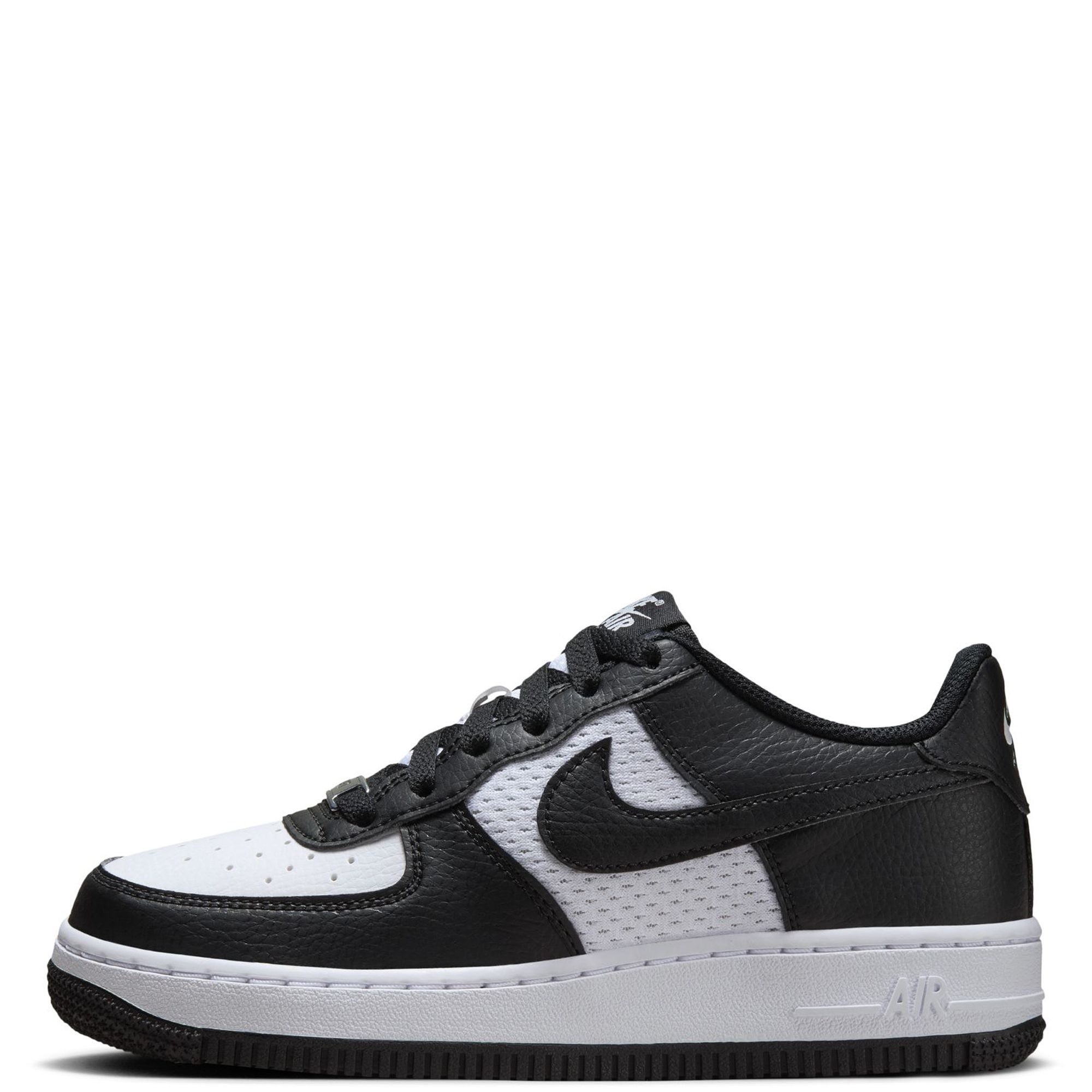 nike air force 1 grade school black and white
