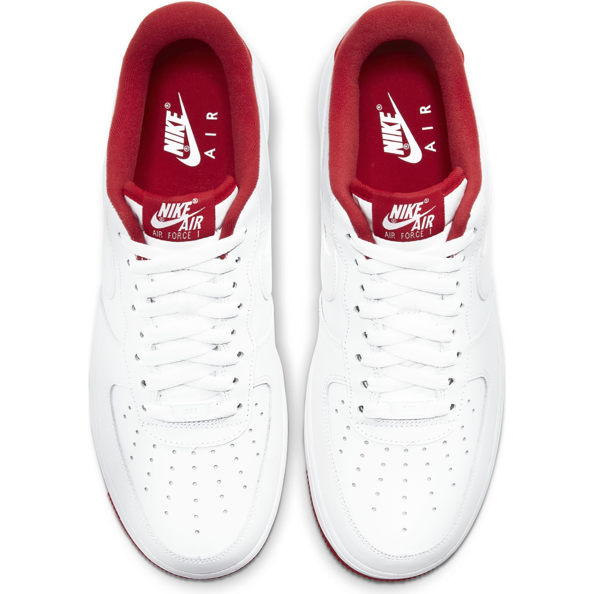 air force 1 07 white university red white