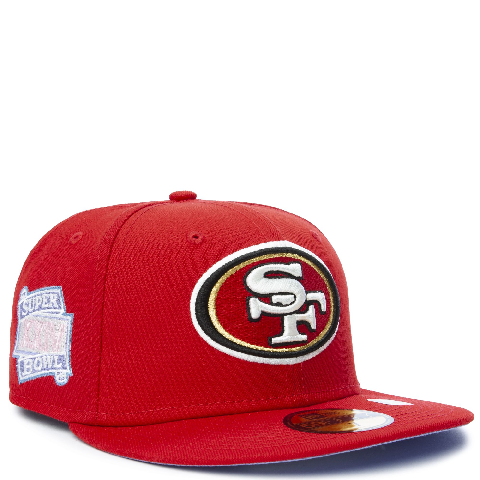 New Era 60243492 San Francisco 49ers Pop Sweat 59fifty Fitted Hat Mens Hat  - Red –