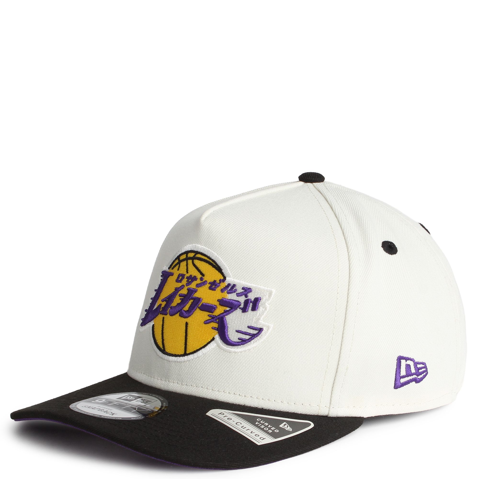 NEW ERA CAPS NBA Los Angeles Lakers Katakana Pre-Curved 9FIFTY A