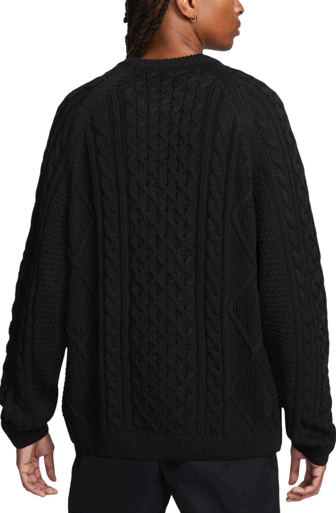 NIKE Sportswear Cable Knit Sweater DQ5176 010 - Shiekh