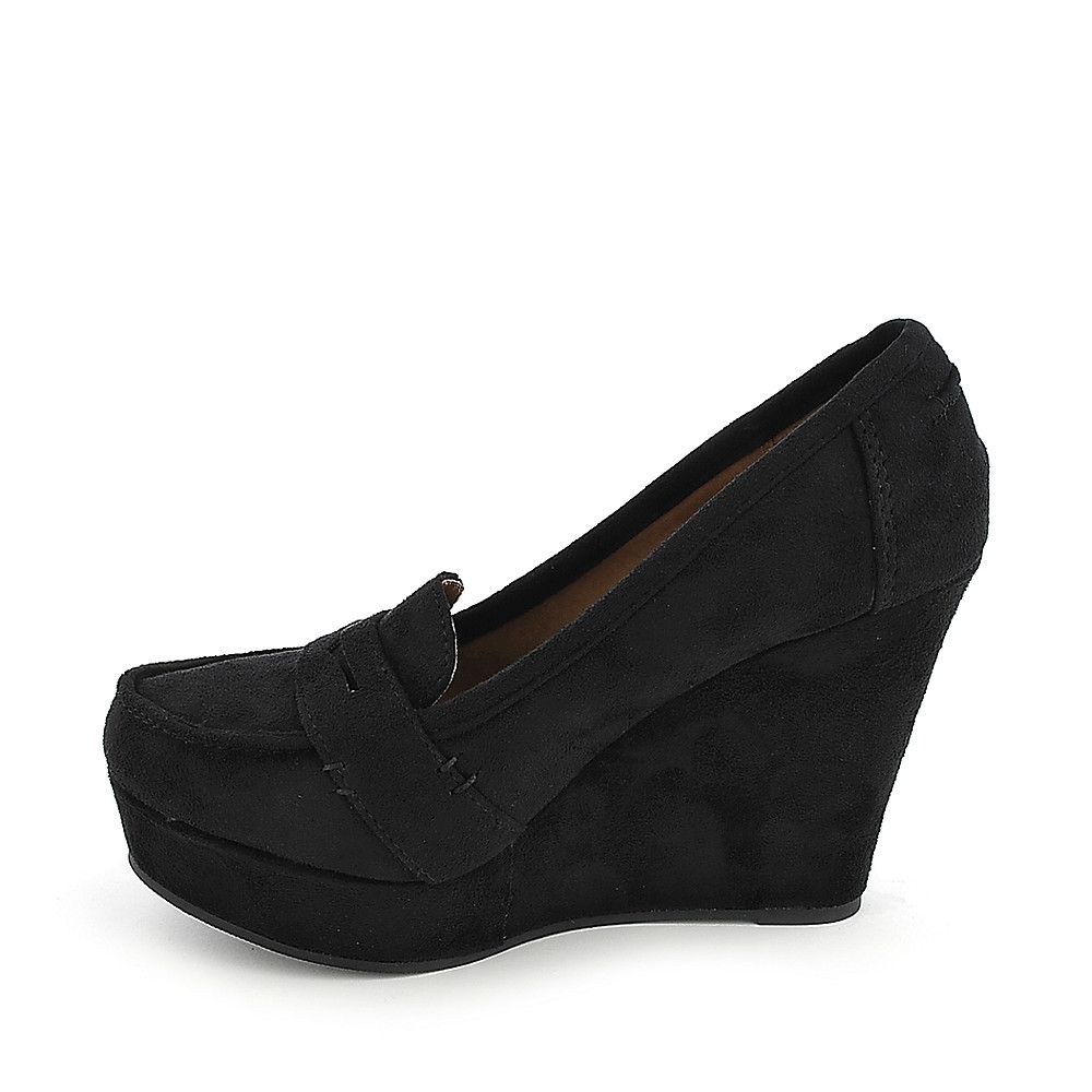 black dress wedge shoes Flexus Macadi Shoes main image 0