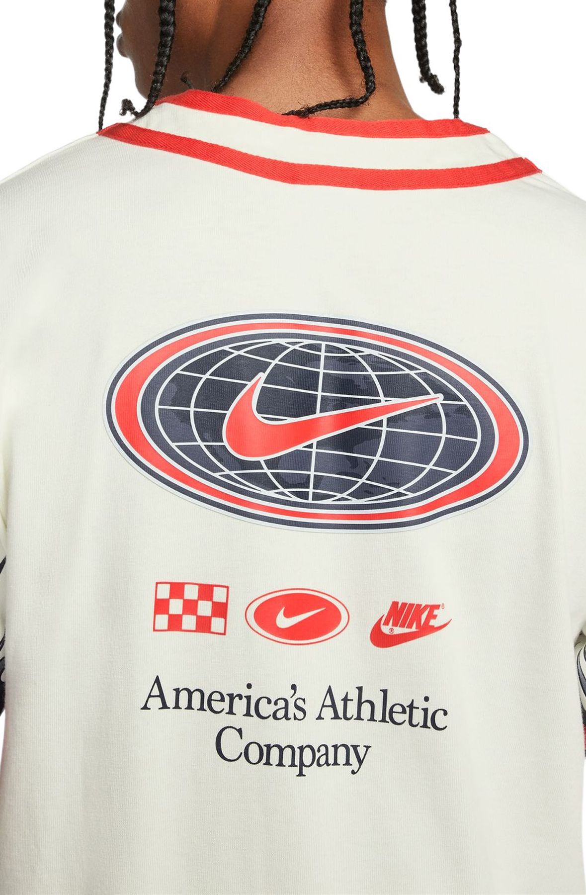 Men's Nike Americana Baseball Jersey Top- Size XLARGE Sail Habanero Red - New deals