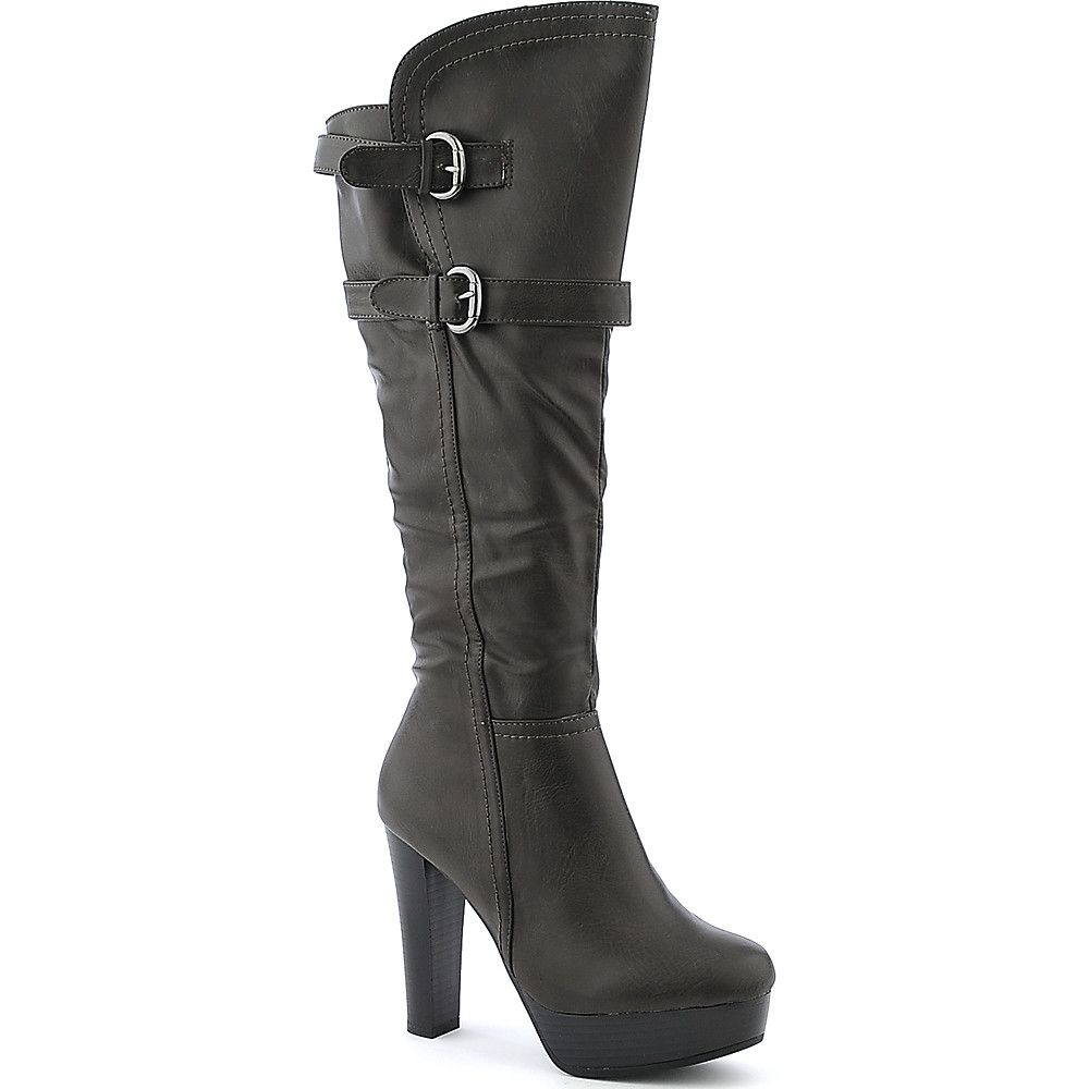 BLOSSOM FOOTWEAR INC. Wilona1 High Heel Boot WILONA1 GRY Shiekh