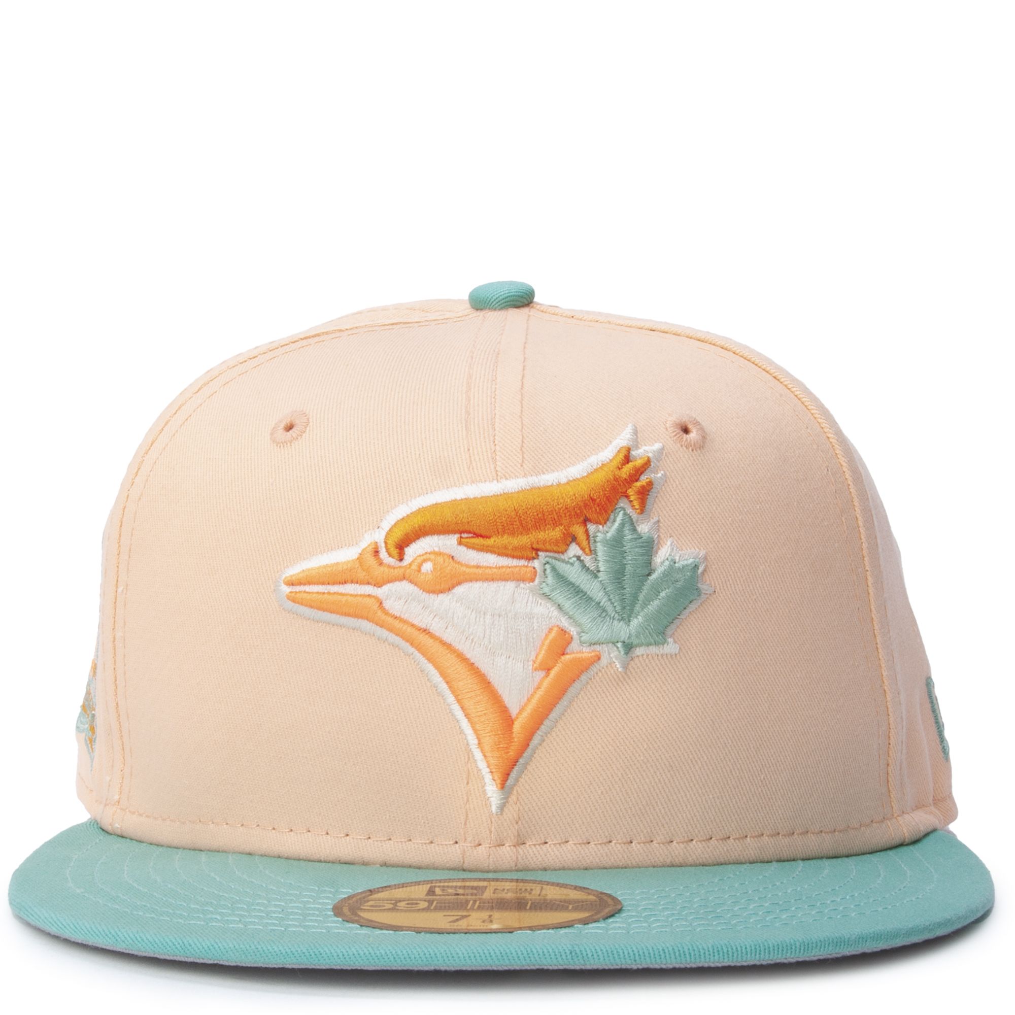 New Era Caps Toronto Blue Jays Peach Mint 59FIFTY Fitted Hat Peach/Mint