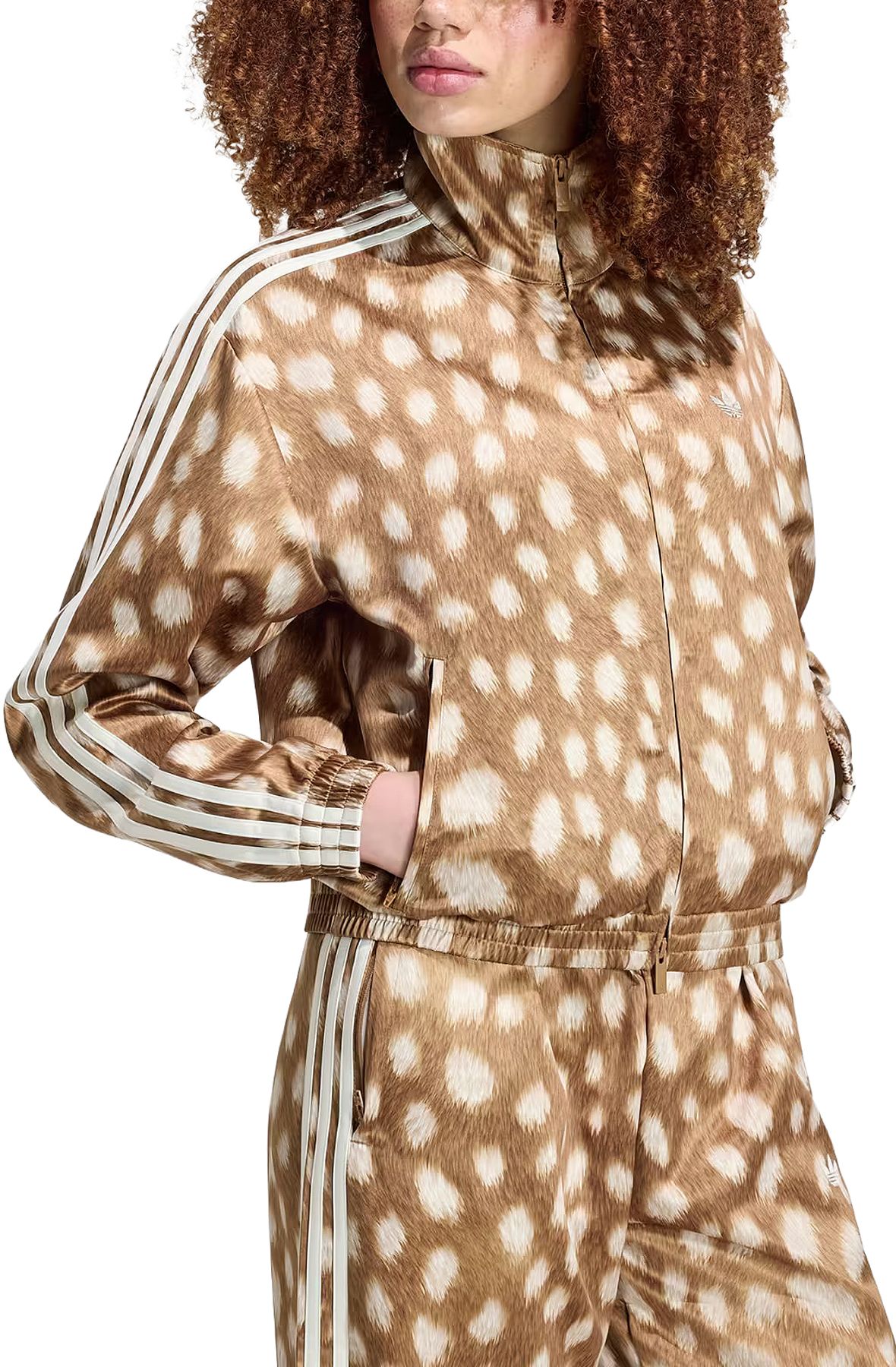 【人気完売】JACQUARD DOT TRIPLE FRILL TOPS ADIDAS Animal Print Firebird Tracktop KT2143 - Shiekh