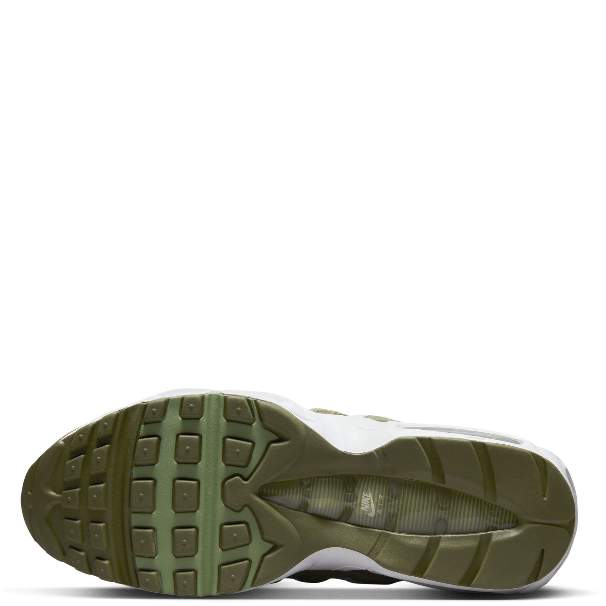 Nike Air Max 95 - White / Oil Green / Medium Olive 8