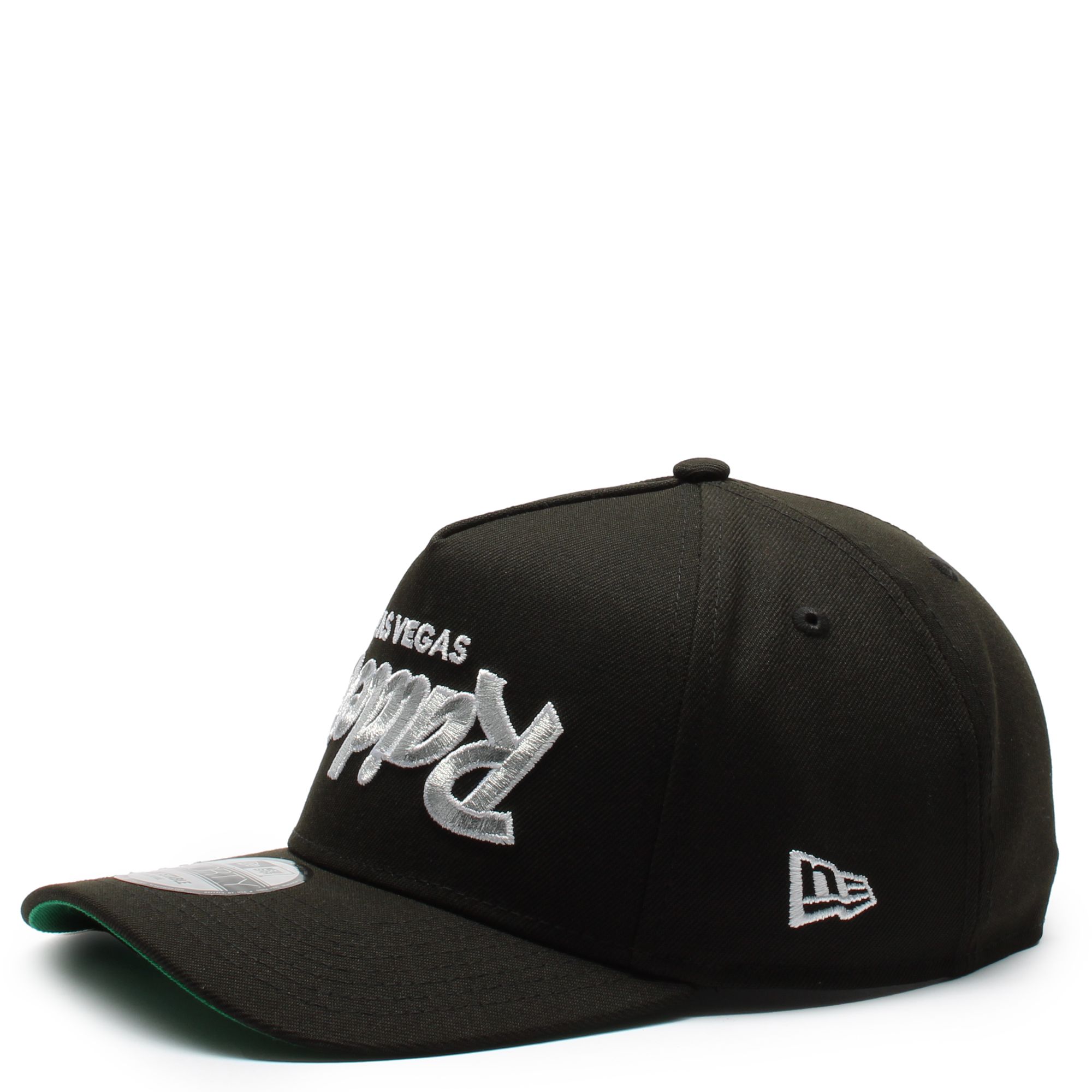 New Era 9Fifty Snapback - Upside Down 'Raiders' Logo - Black, Adjustable