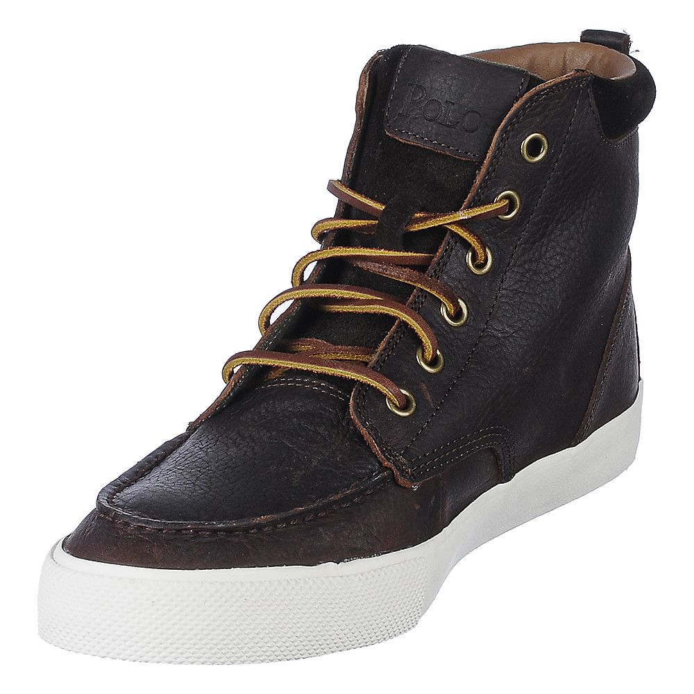 Polo tedd leather sneaker fashion boots