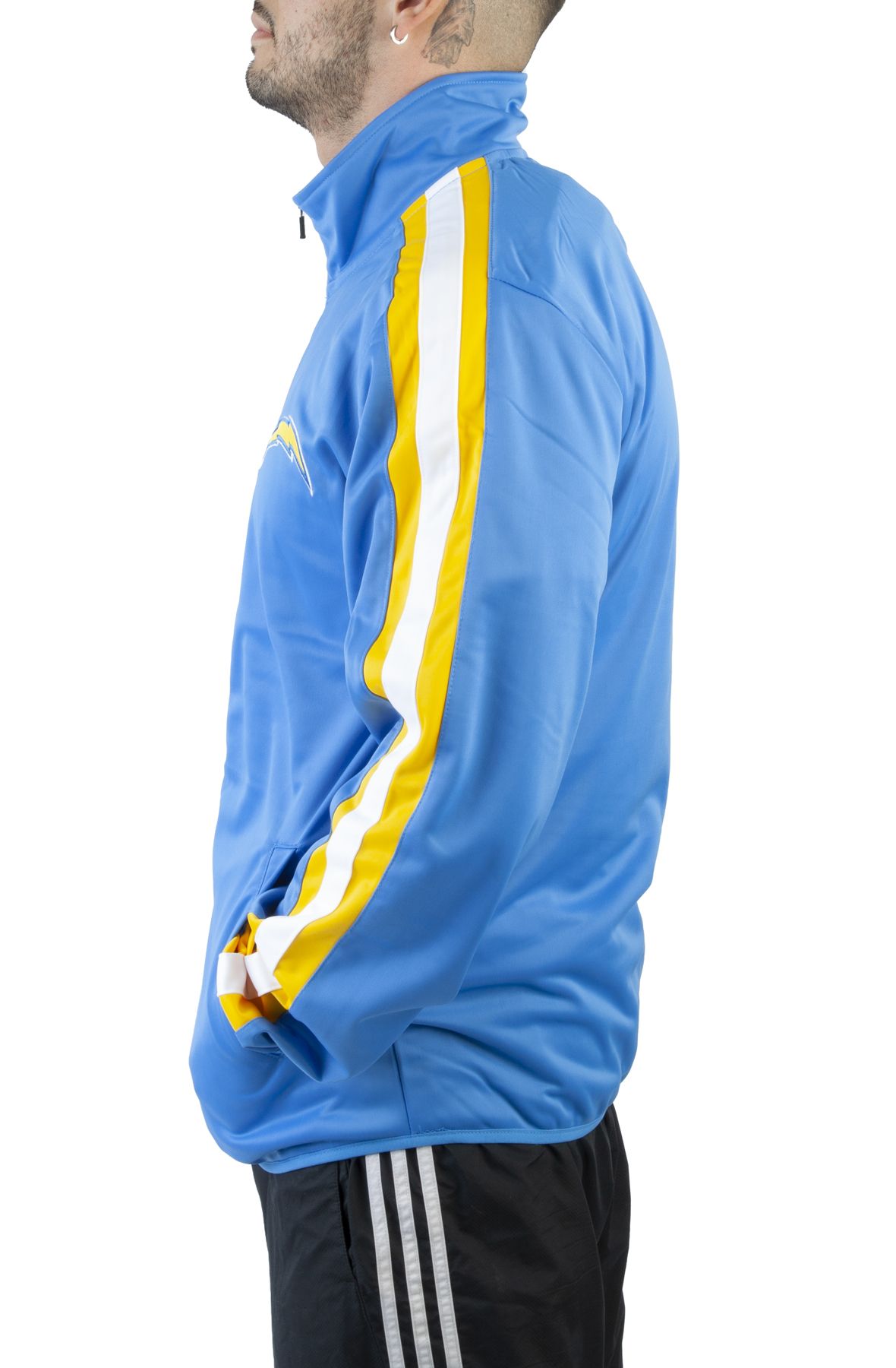 Starter Los Angeles Chargers Home Team Half-Zip Jacket M / Chargers Light Blue Mens Outerwear