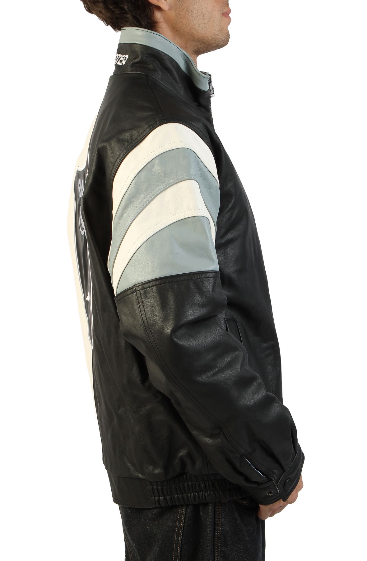 STARTER NFL Las Vegas Raiders Mockneck Jacket LS300255-RAD - Shiekh