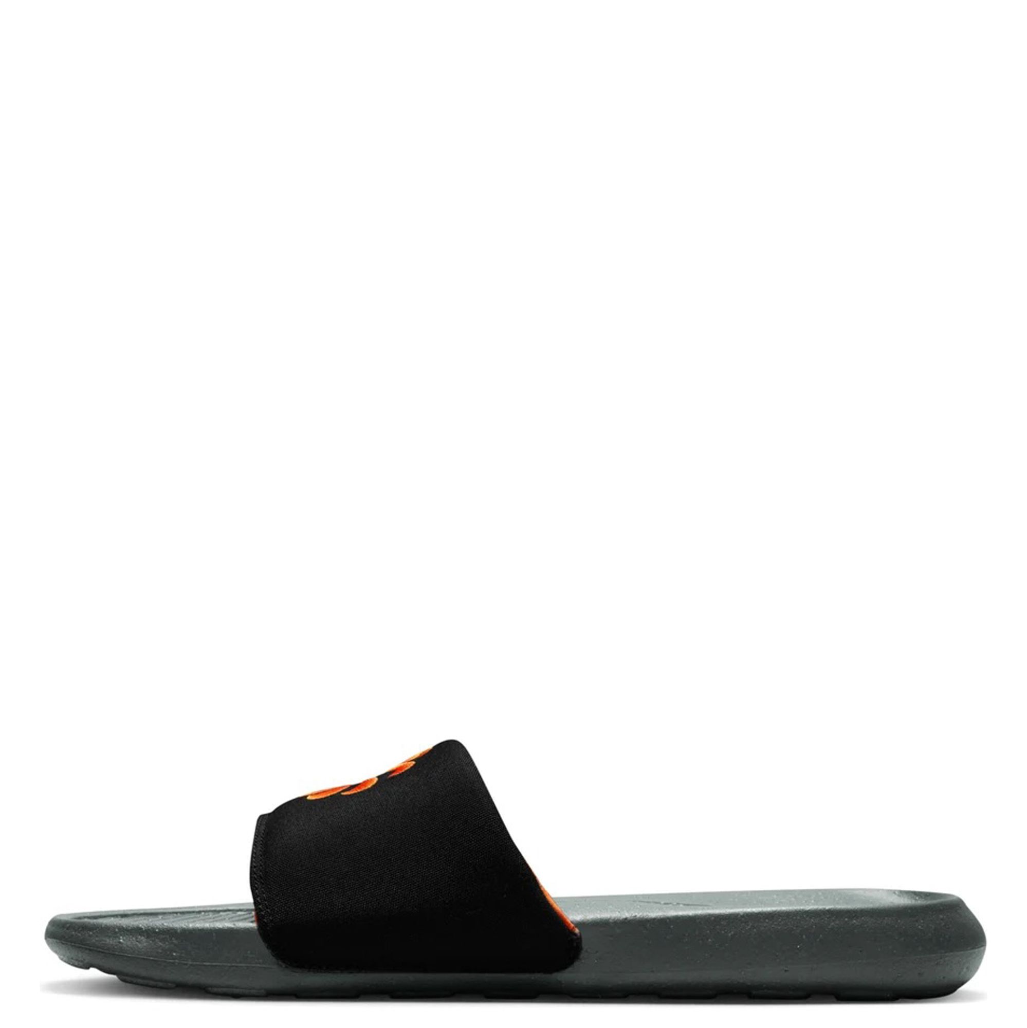 Nike Black Slip-On Sandals with Orange Insole Dots Offline Slip On  main image 4