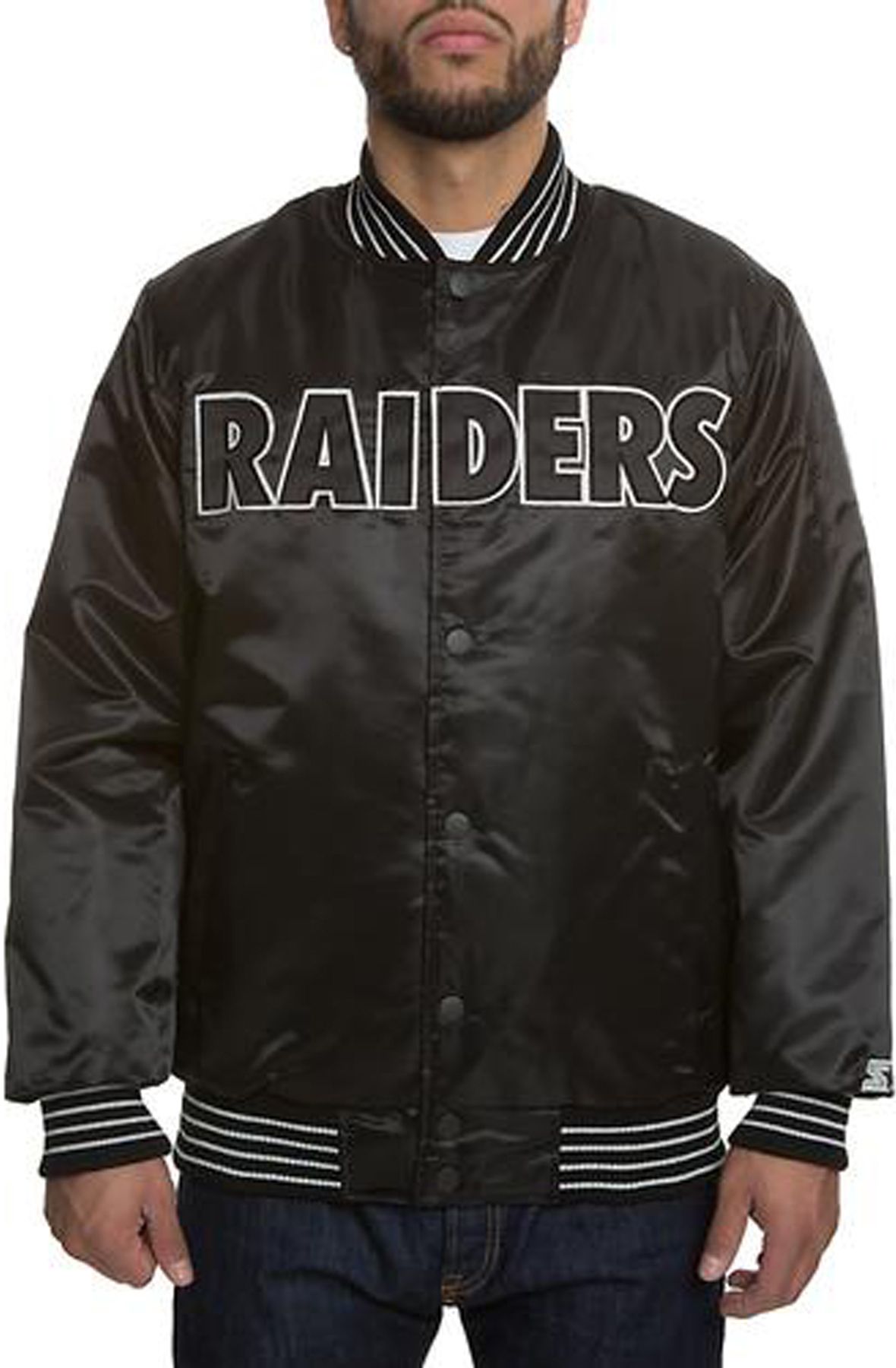 starter black label raiders jacket
