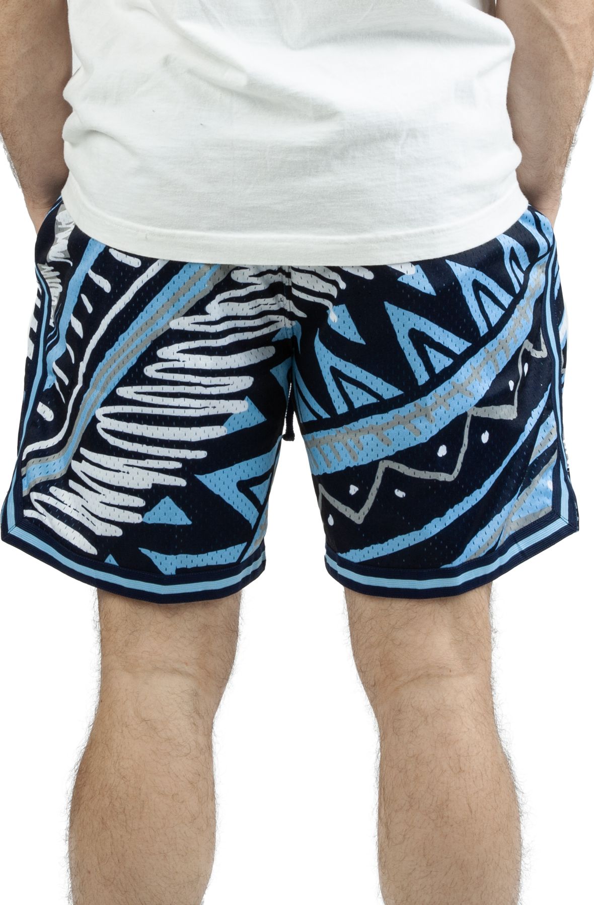 MITCHELL AND NESS Branded Game Day North Carolina Mesh Shorts
