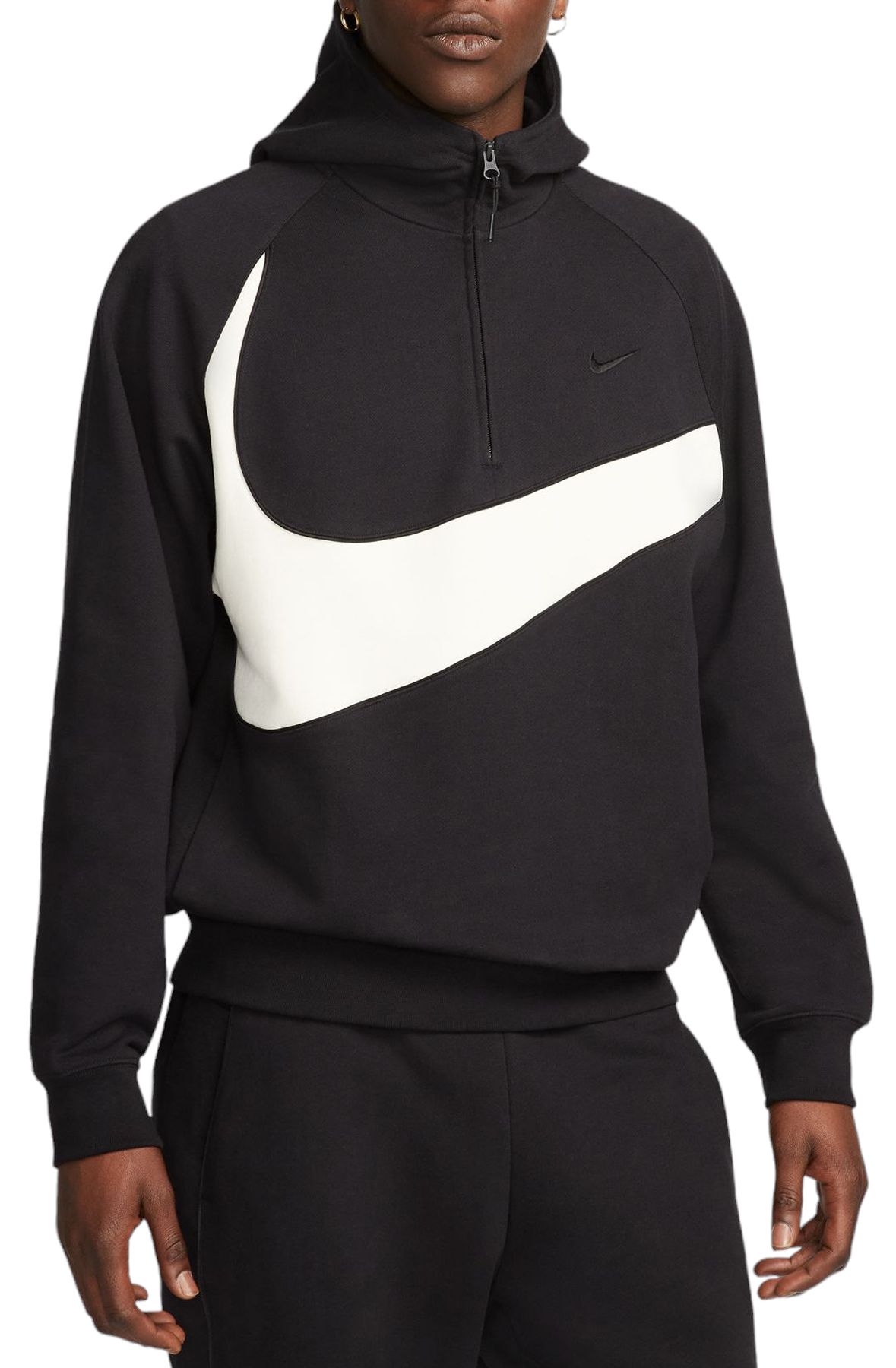 Nike Women's Sportswear Club Fleece Logo Pullover Hoodie, Black/White,  Small, Black/White : : Clothing, Shoes & Accessories