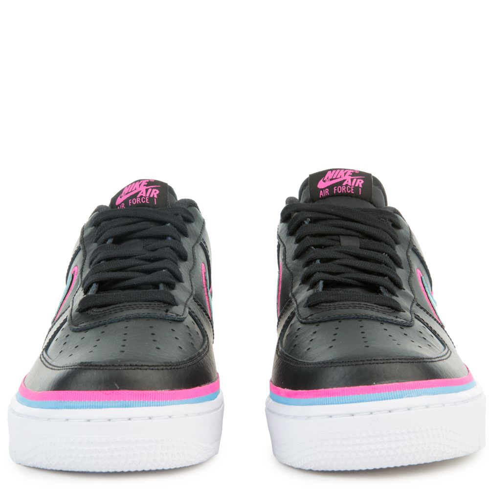 nike air force 1 low sport nba black blue gale laser fuchsia