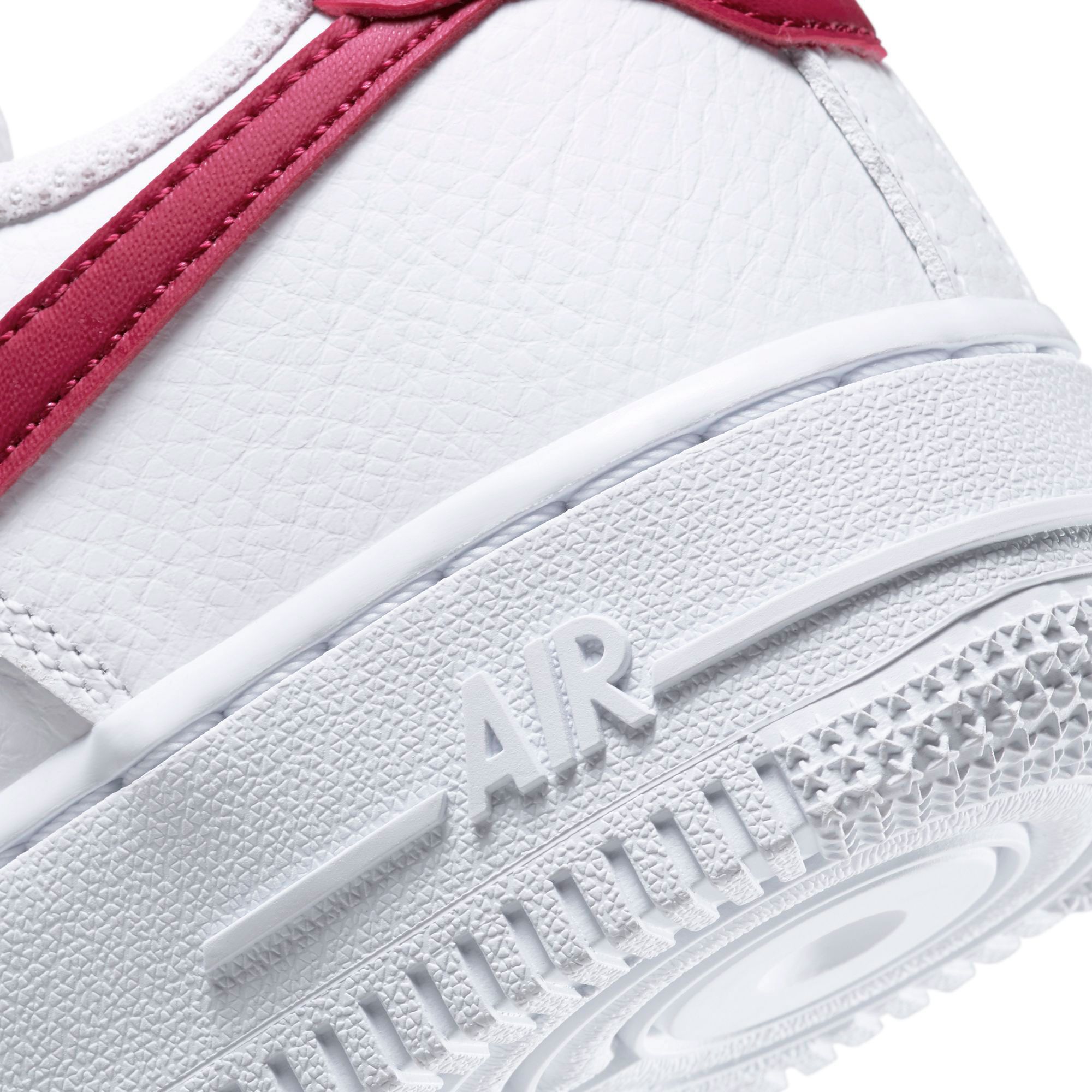nike air force white noble red