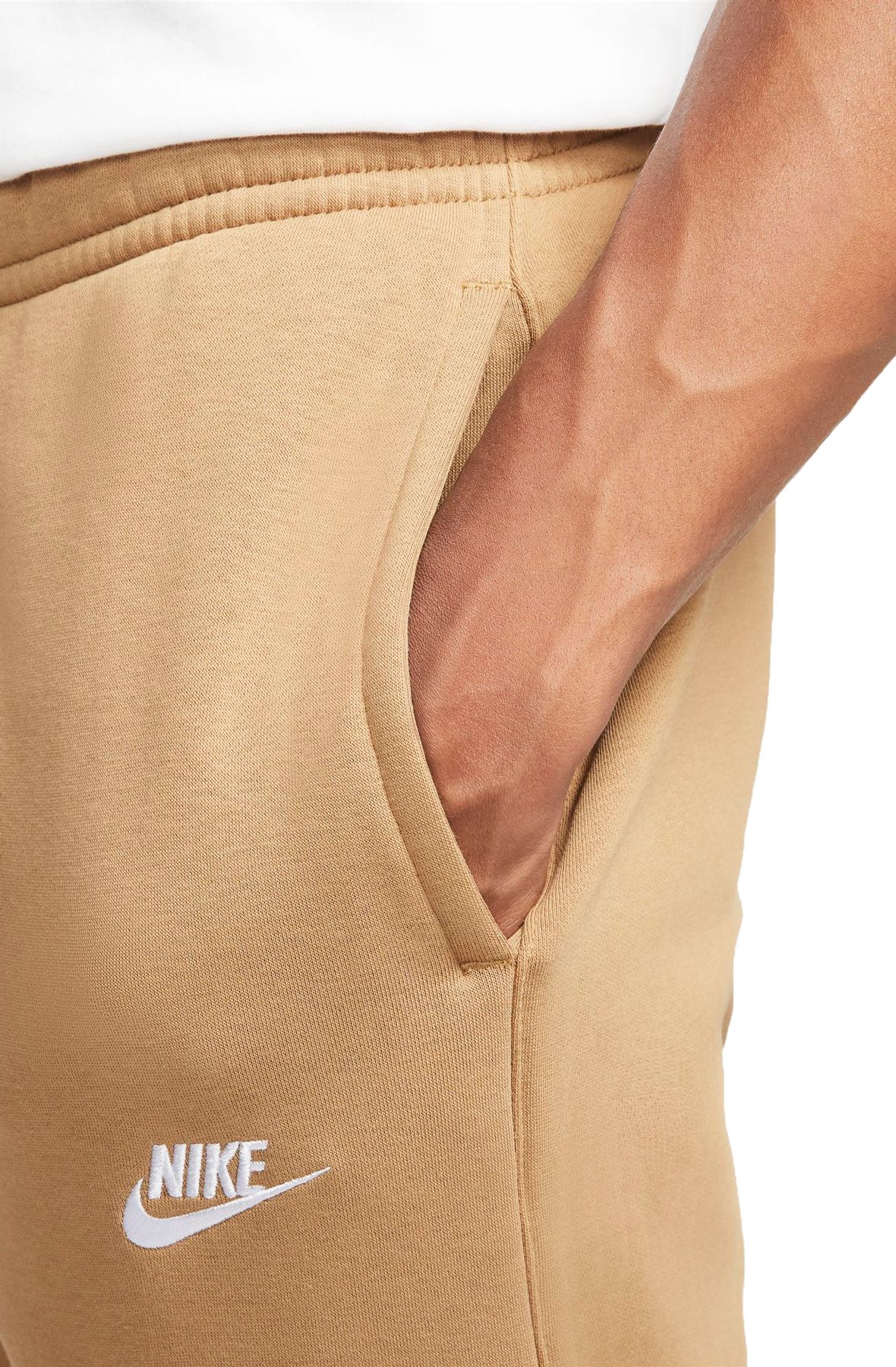 nike club fleece sesame