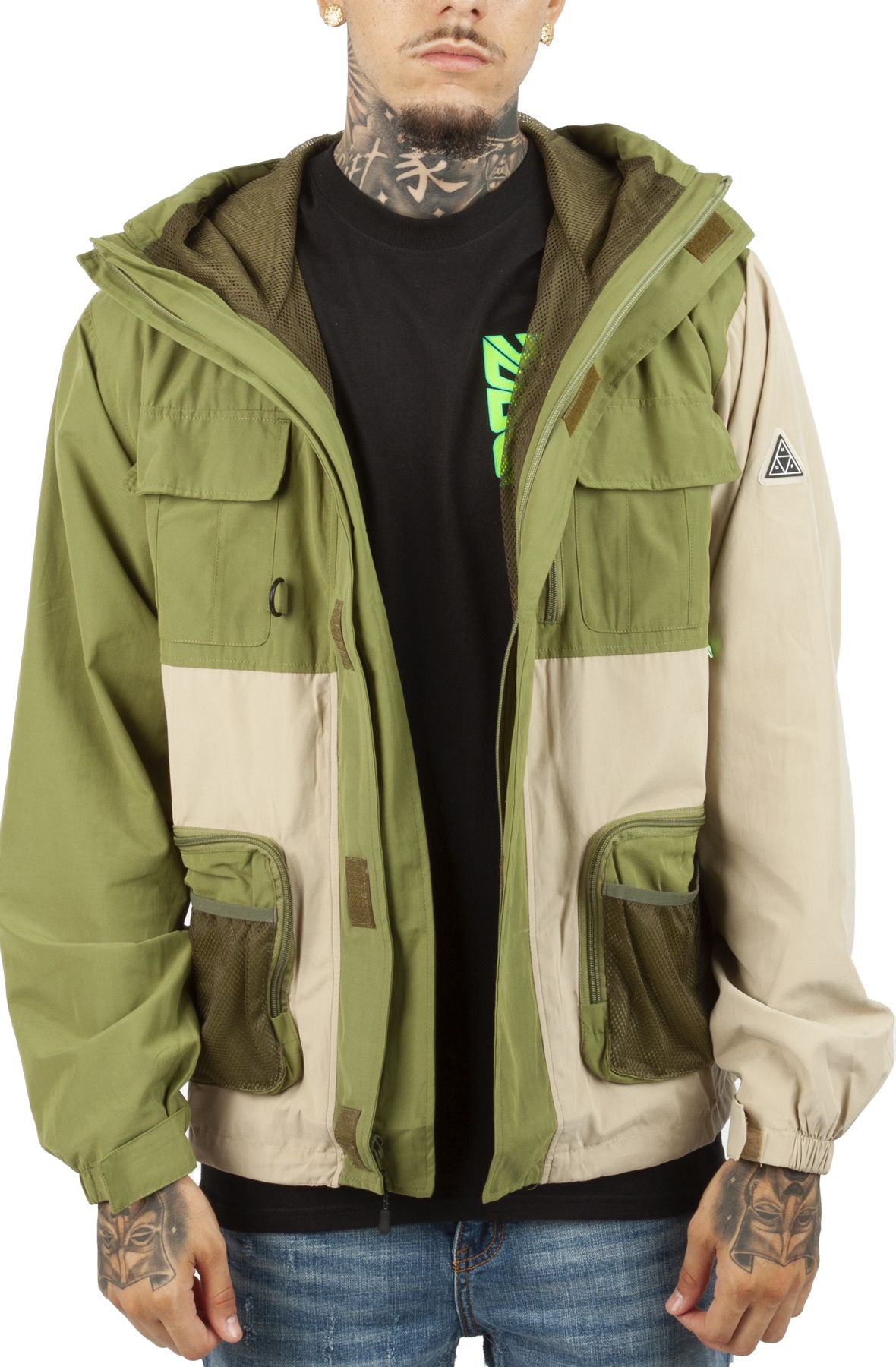 HUF Tackle Lightweight Jacket JK00336-OLV - Shiekh