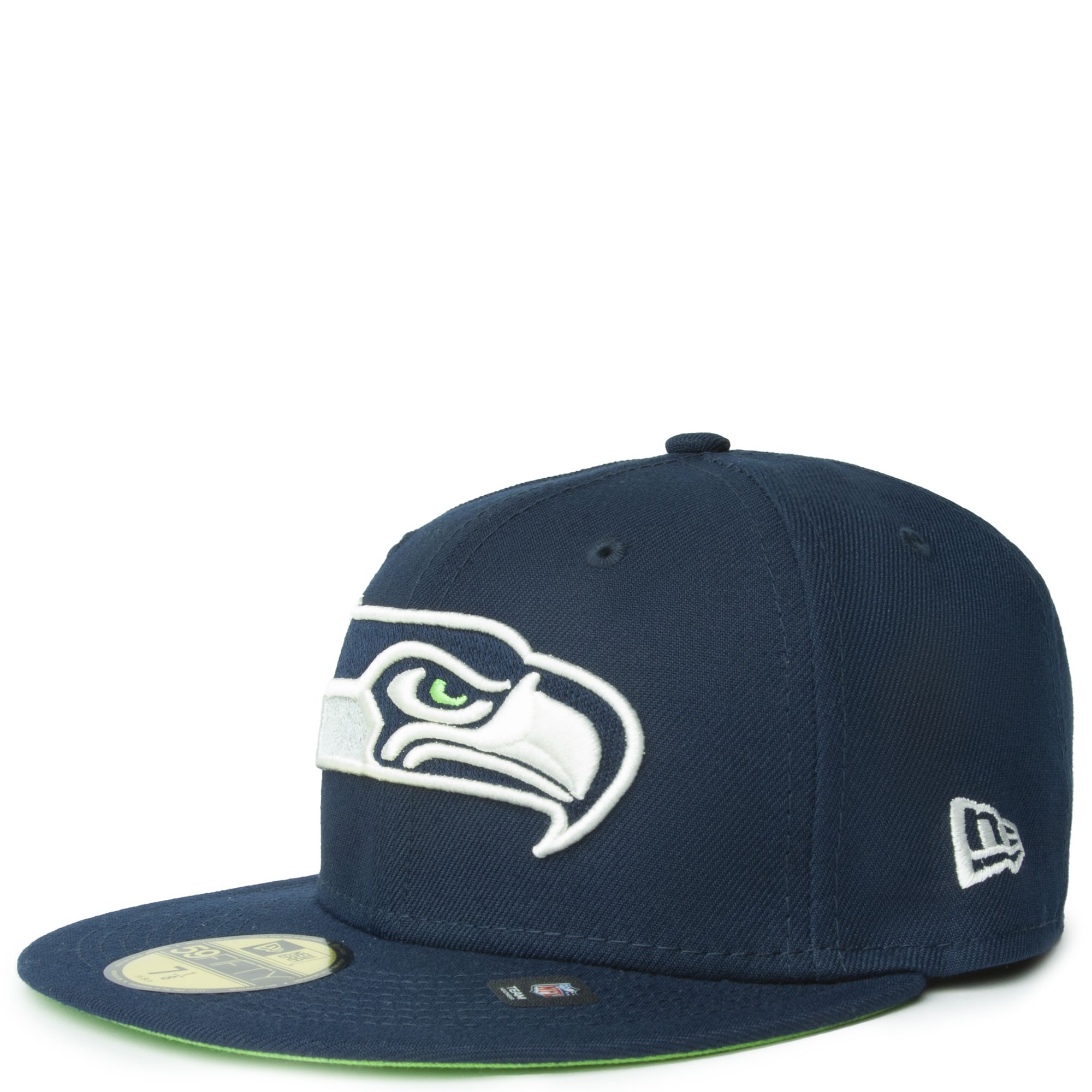 Seattle Seahawks New Era Heather Action Fitted 5950 Heather Blue