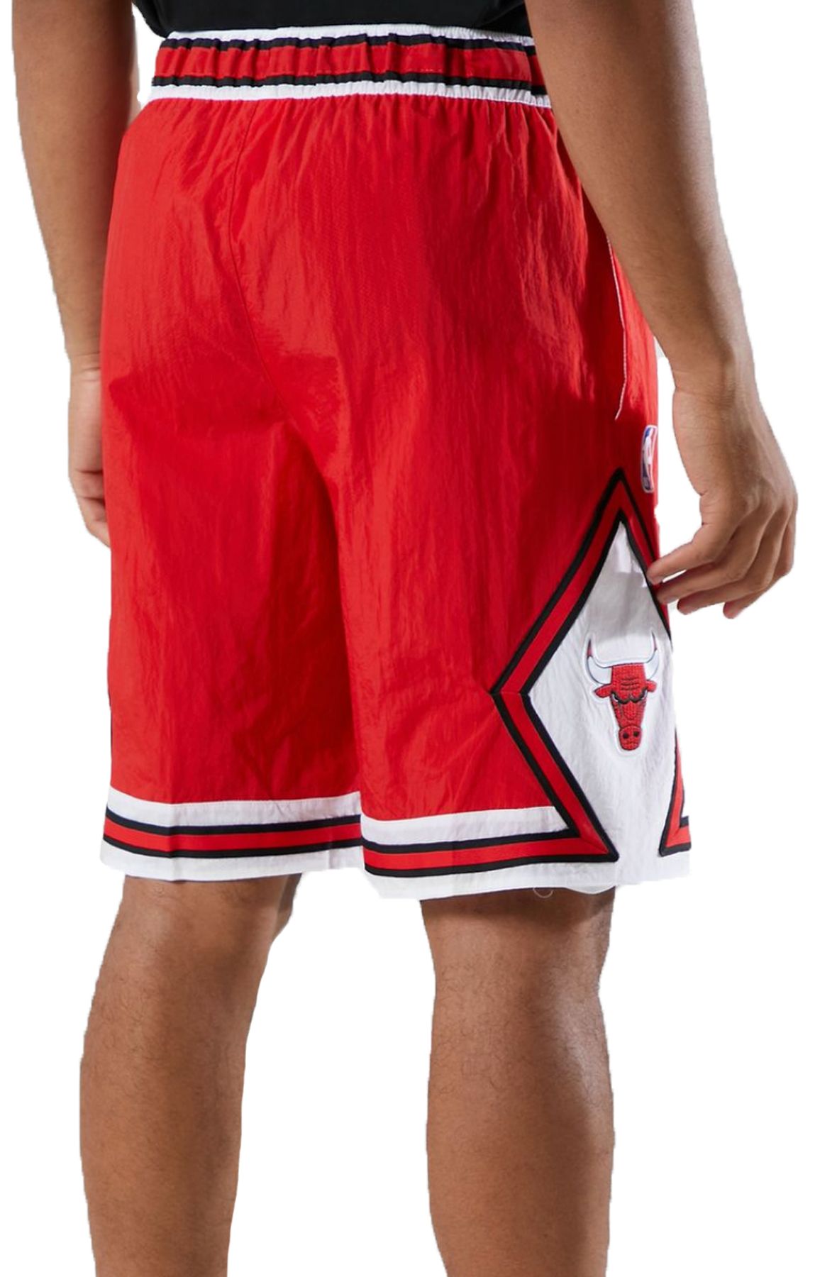 Vtg Nike Chicago Bulls NBA Authentic Basketball Shorts Red Sz 36
