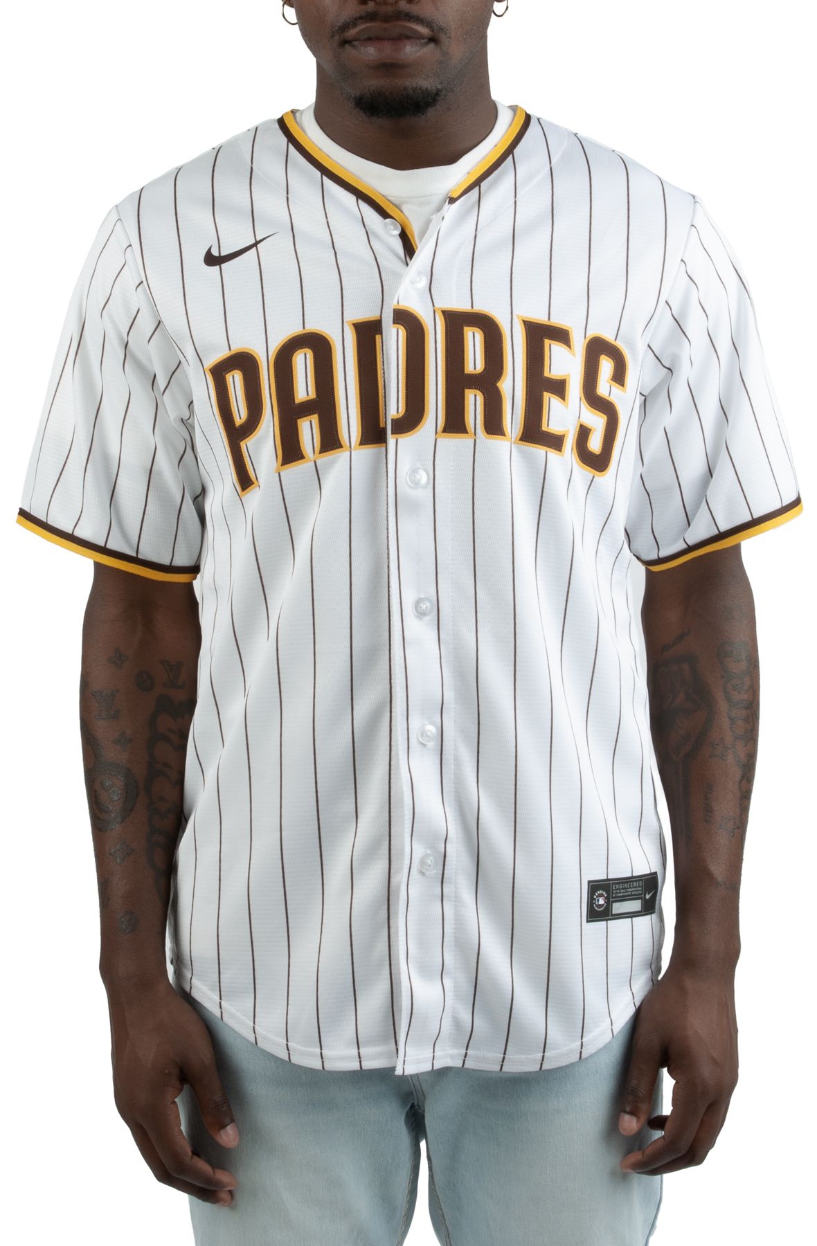 all white padres jersey