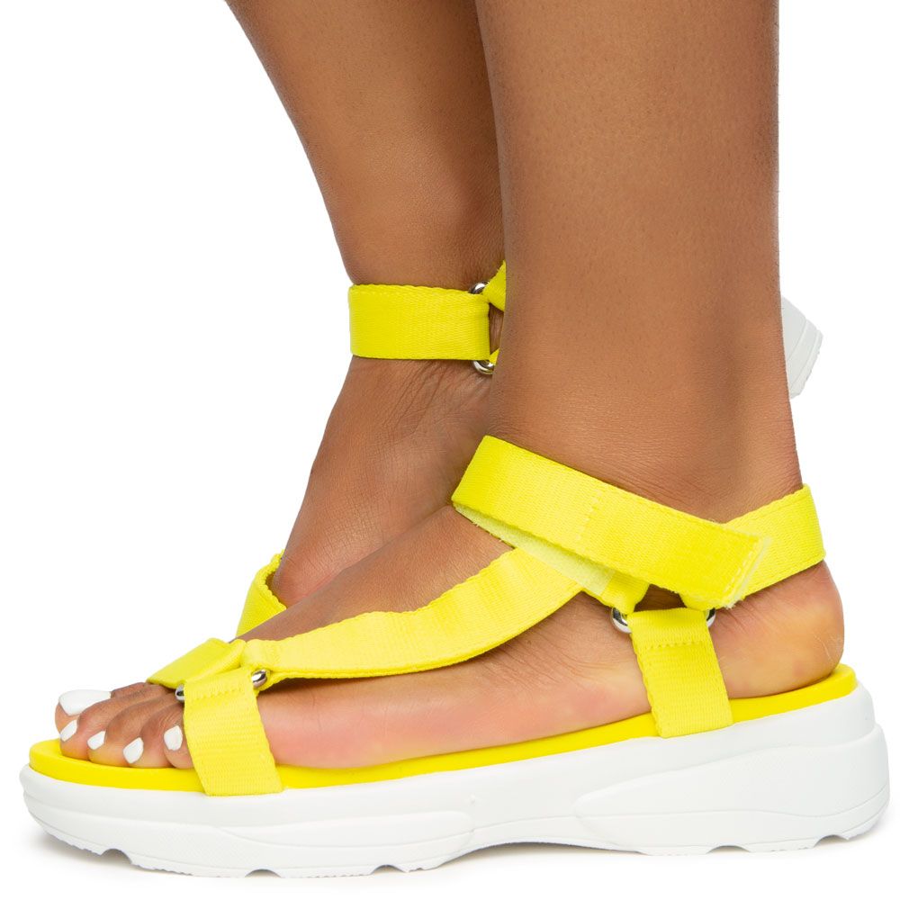 womens sandals with velcro straps