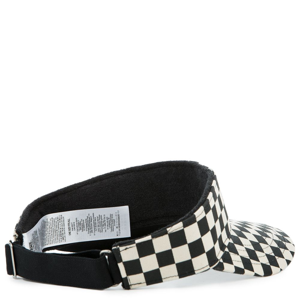 vans checkerboard visor