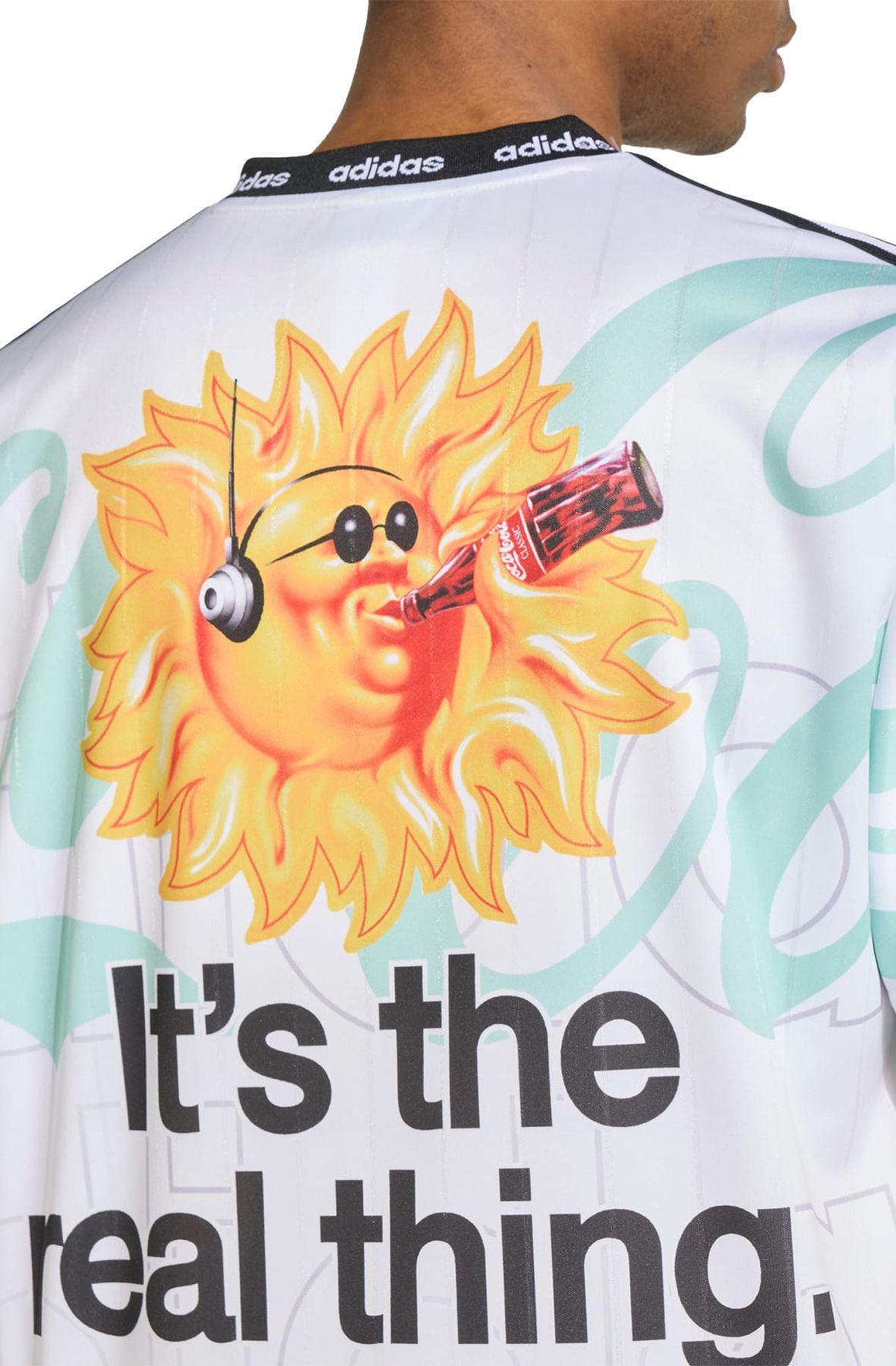 ADIDAS ADIDAS X COCA-COLA CLASSIC SPORT MASH-UP JERSEY KY2106 - Shiekh