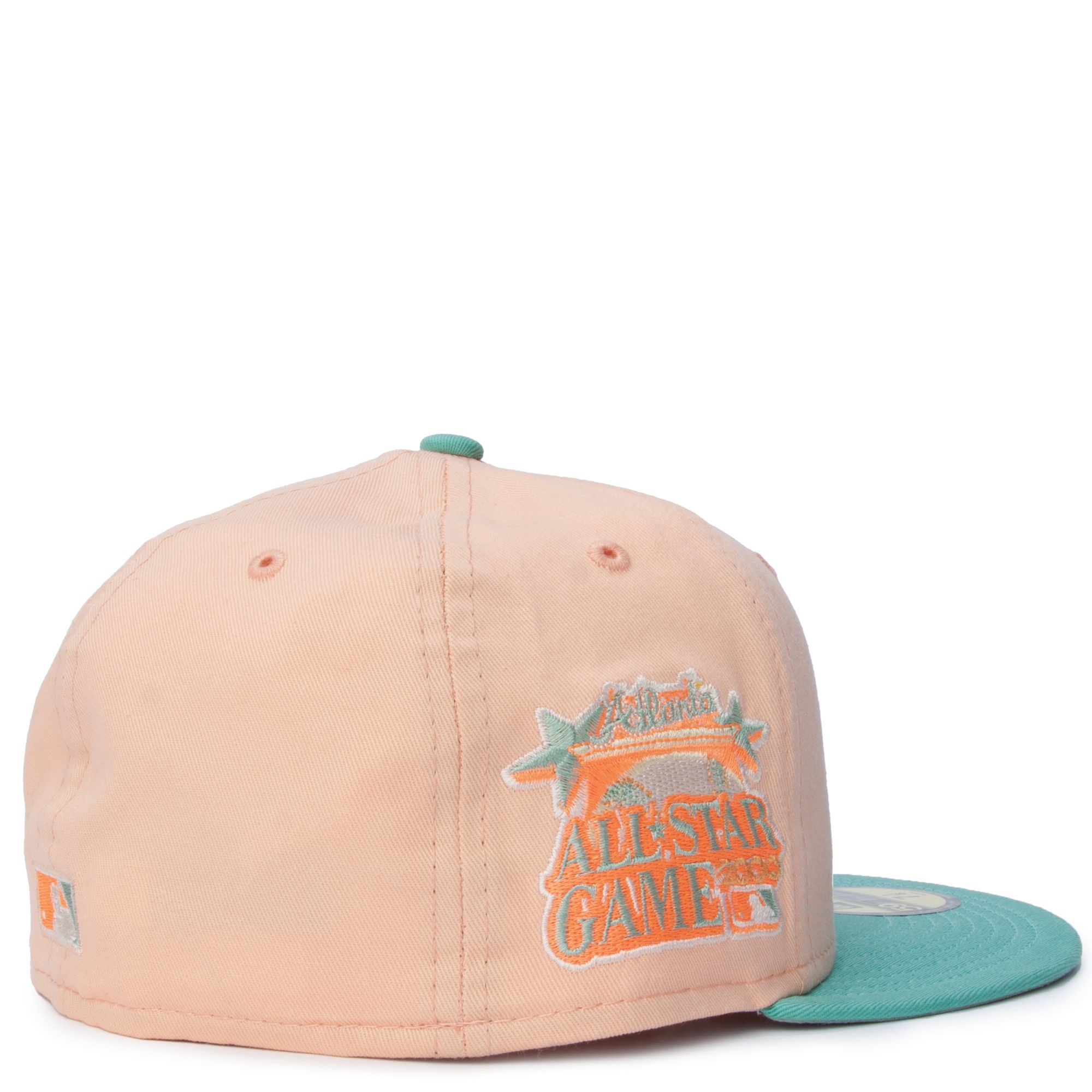 ATLANTA BRAVES PEACH MINT 59FIFTY FITTED HAT 70725280