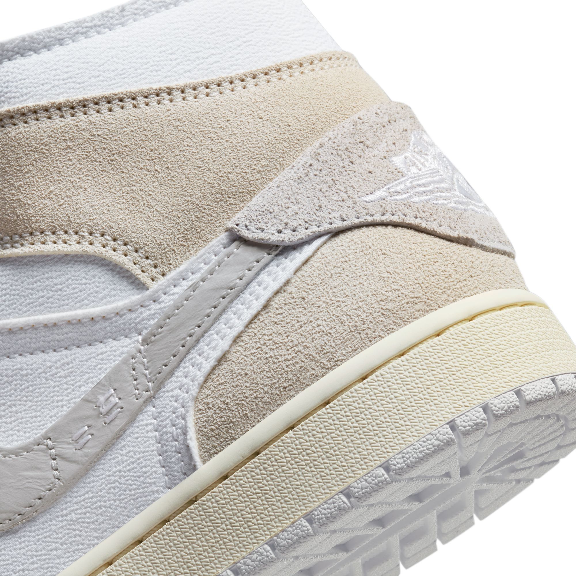 Nike Air Jordan 1 Mid SE Craft Tech Grey Light Orewood DM9652-120 Mens Air Jordan 1 MID SE CRAFT | DM9652-120 | AFEW STORE main image 3