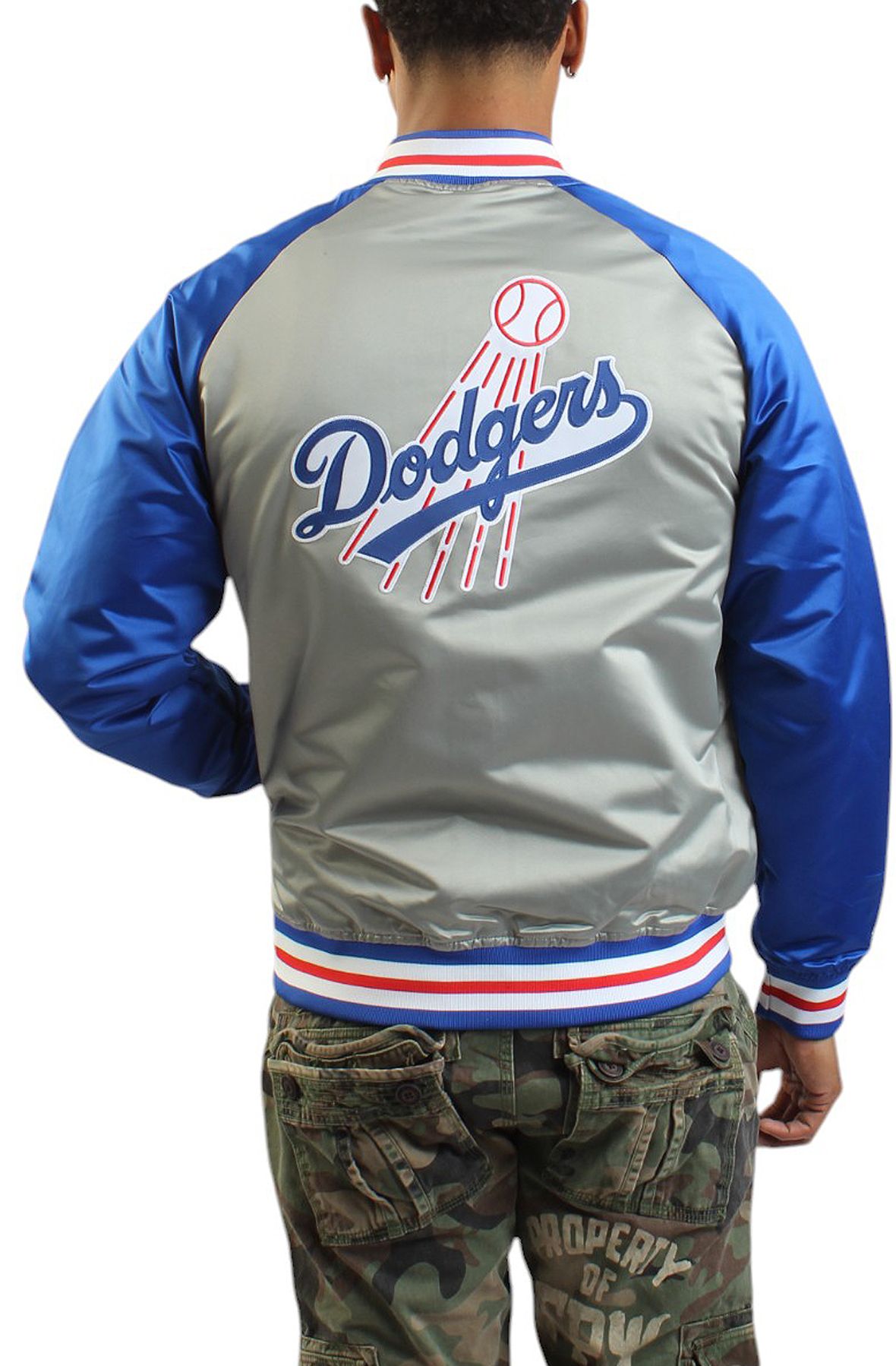 MITCHELL AND NESS MLB Los Angeles Dodgers Vintage Logo Satin