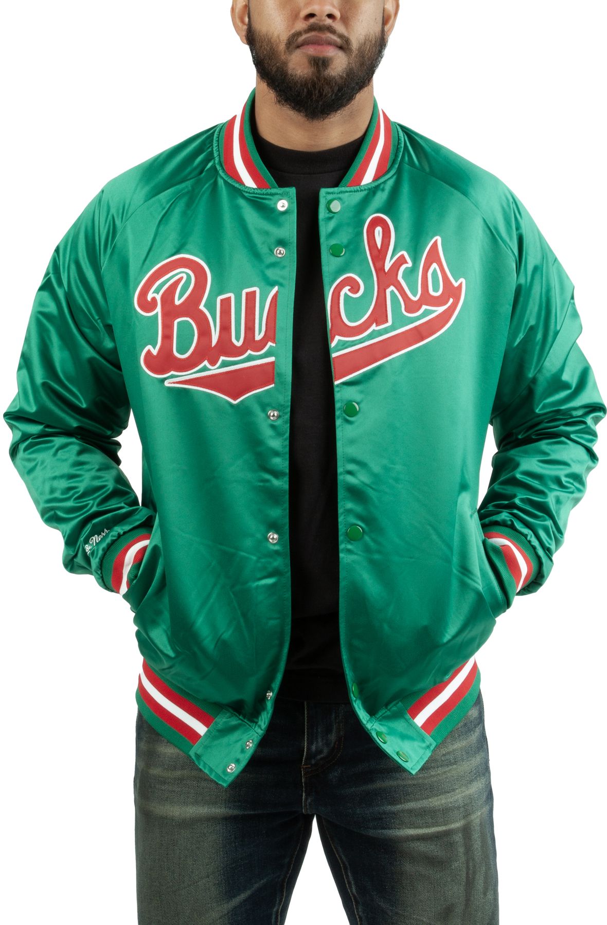 MITCHELL AND NESS MILWAUKEE BUCKS STJKMG18013-MBUDKGN - Shiekh