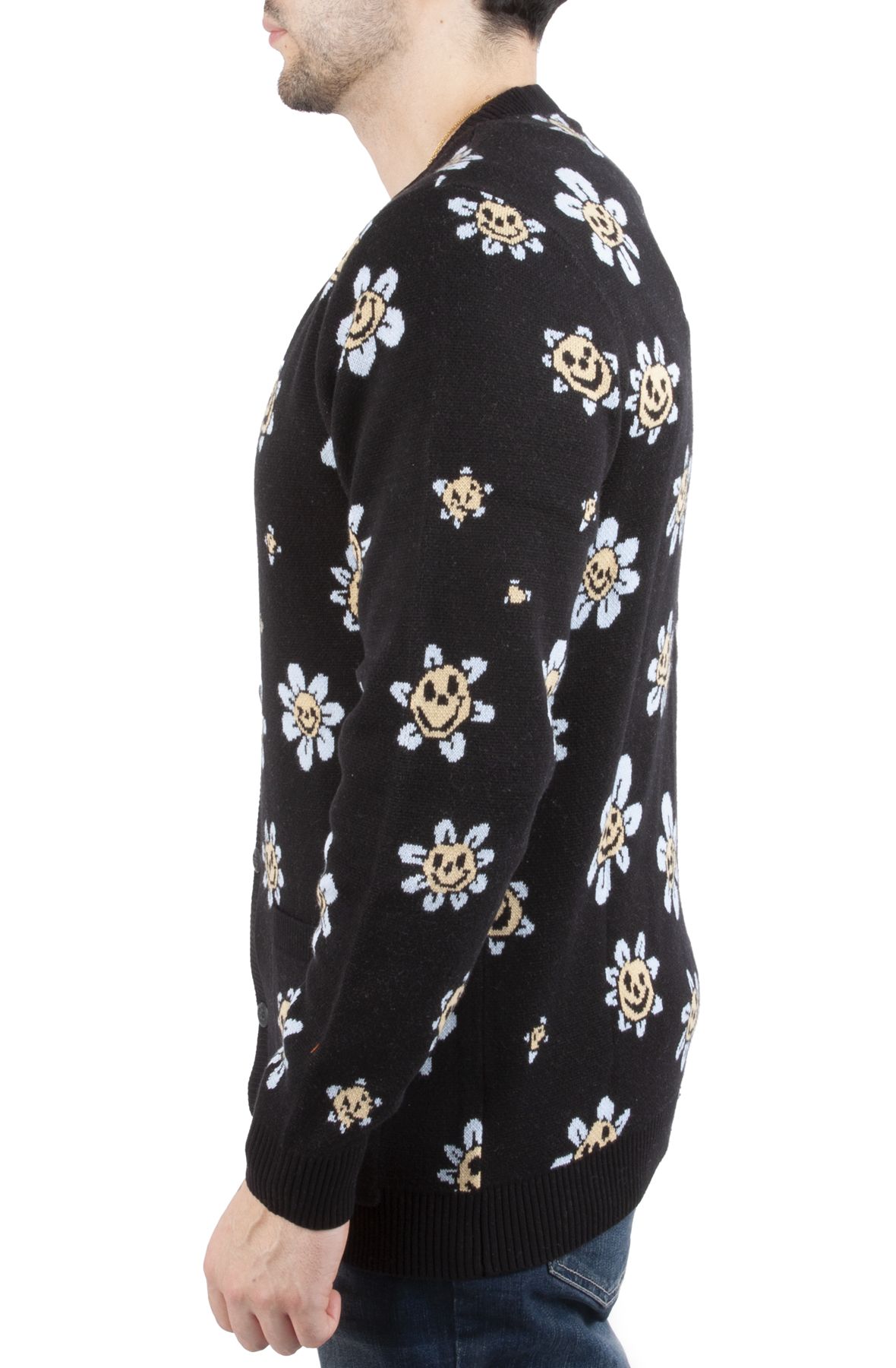 VANS Hilltop Cardigan Sweater VN0A7SDWBLK - Shiekh