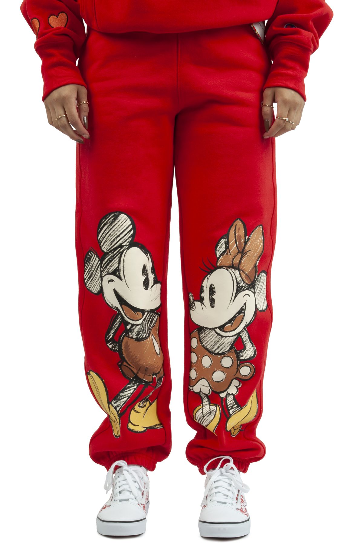 CHAMPION Disney's Mickey & Friends Oversized Reverse Weave Sweatpants Mickey  & Minnie GF884592184040 - Shiekh