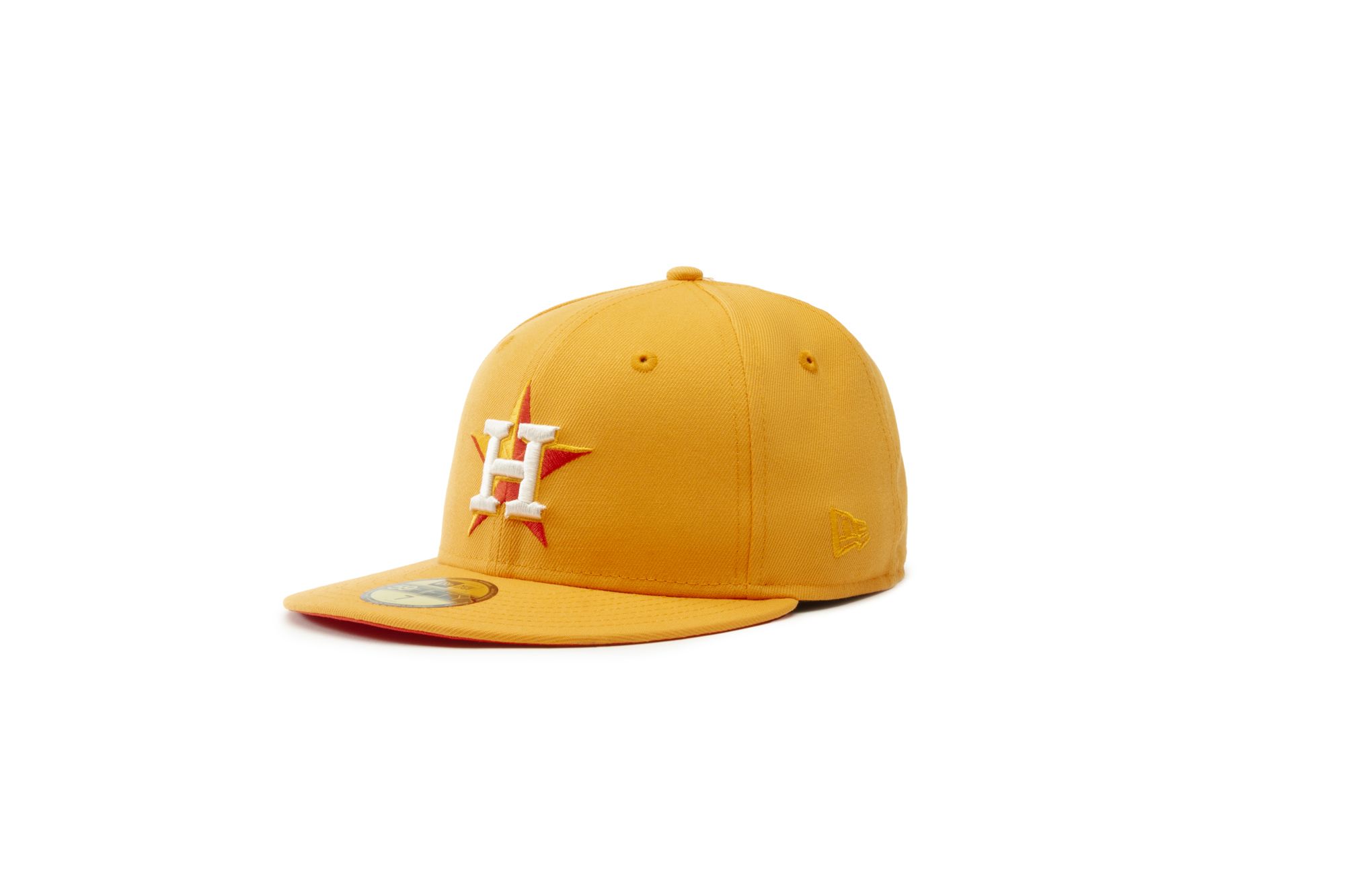 New Era Houston Astros State Fruit 59FIFTY Fitted Cap Mens Hat - Yellow